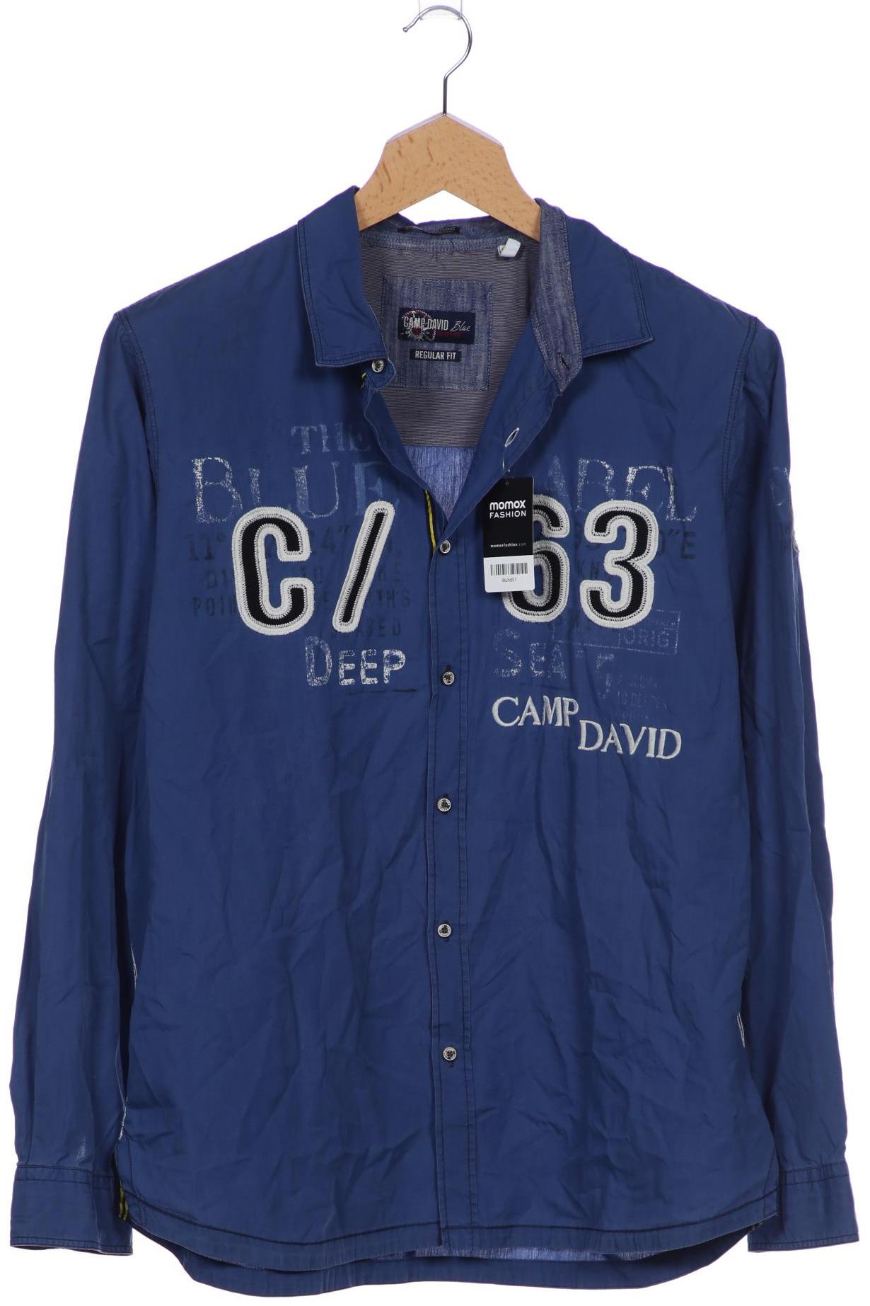 

Camp David Herren Hemd, marineblau, Gr. 56