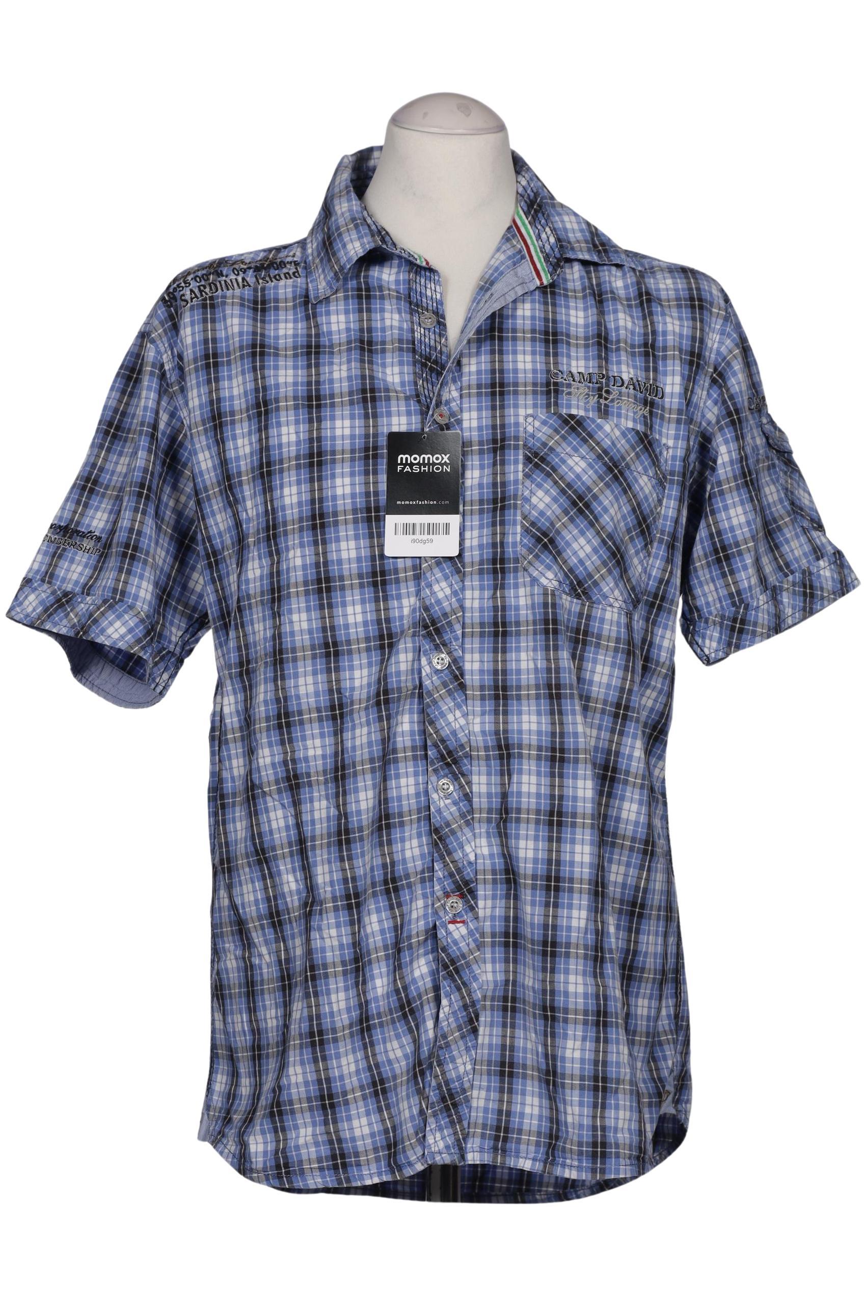 

Camp David Herren Hemd, blau, Gr. 48