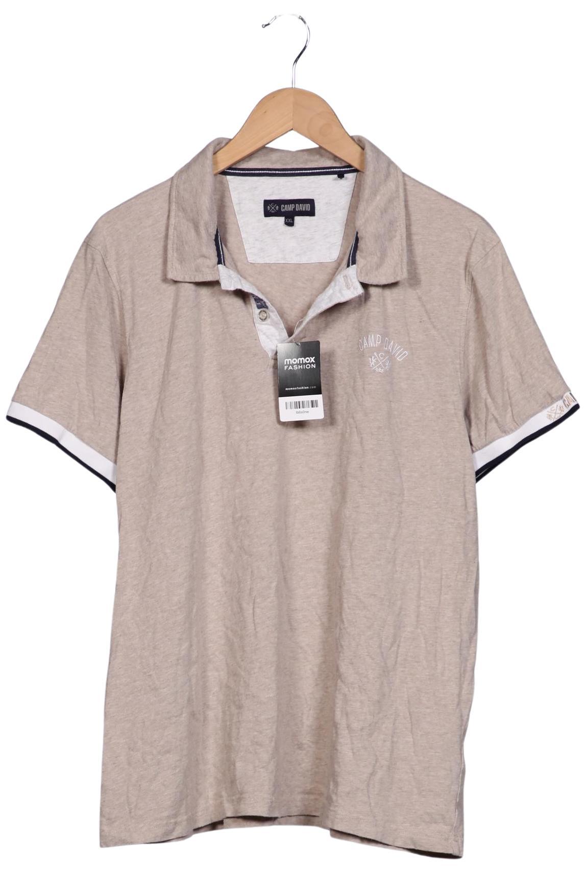 

Camp David Herren Poloshirt, beige, Gr. 56