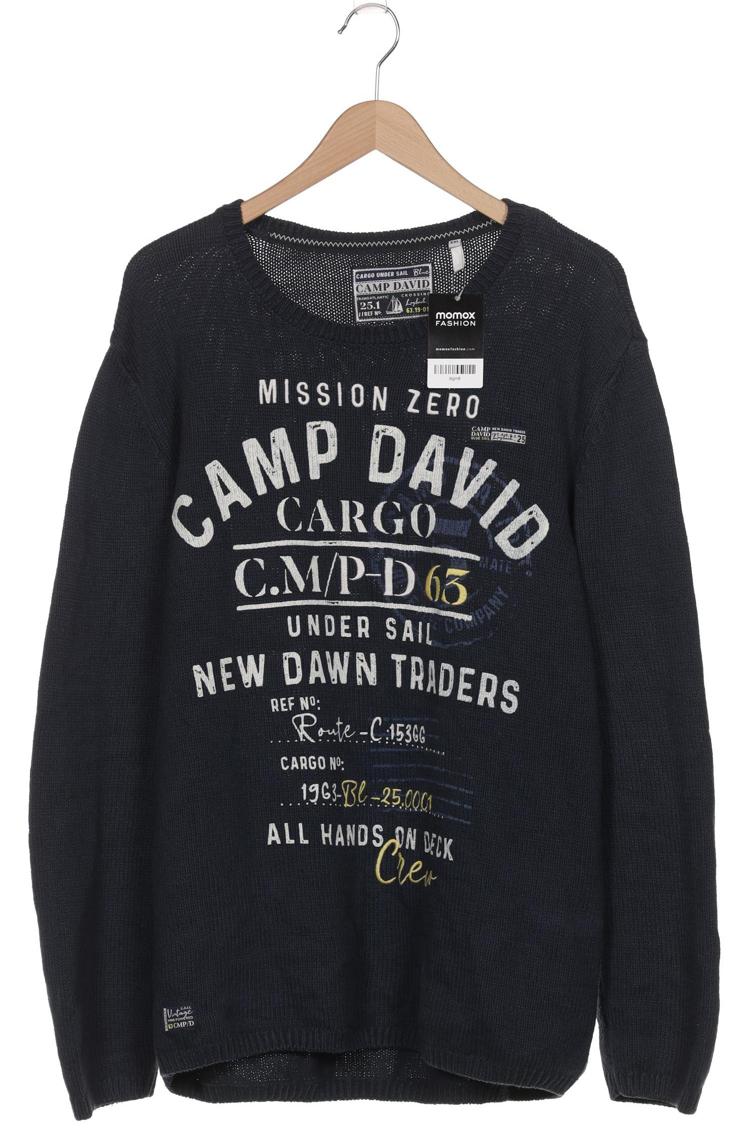 

Camp David Herren Pullover, marineblau, Gr. 56