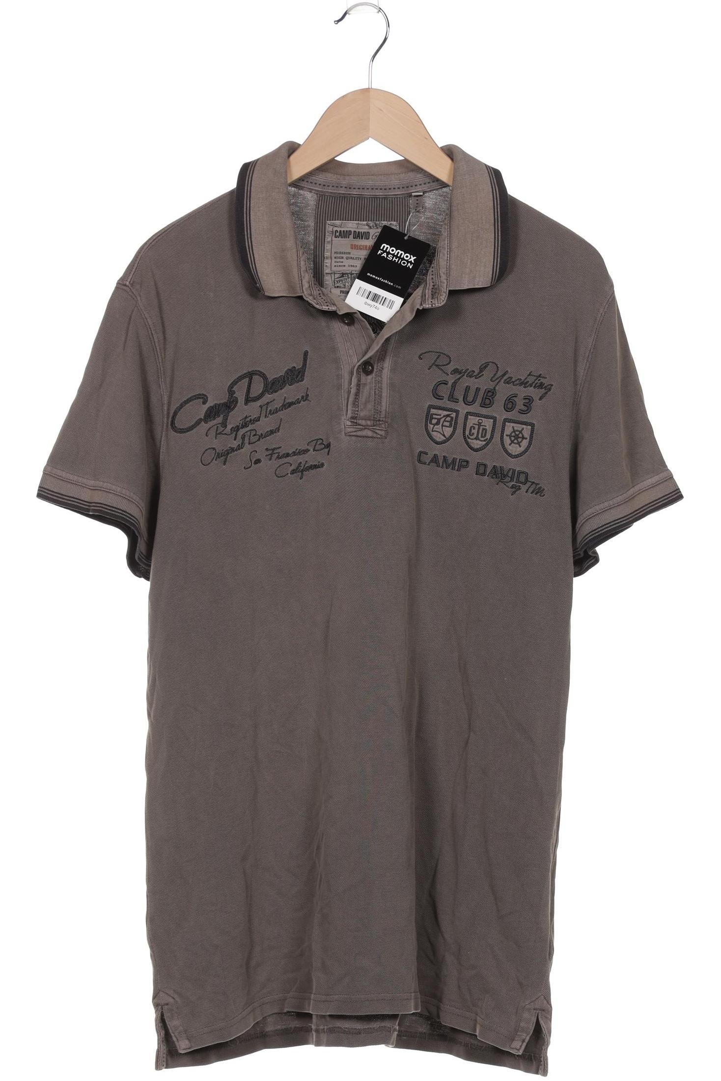 

Camp David Herren Poloshirt, braun, Gr. 54