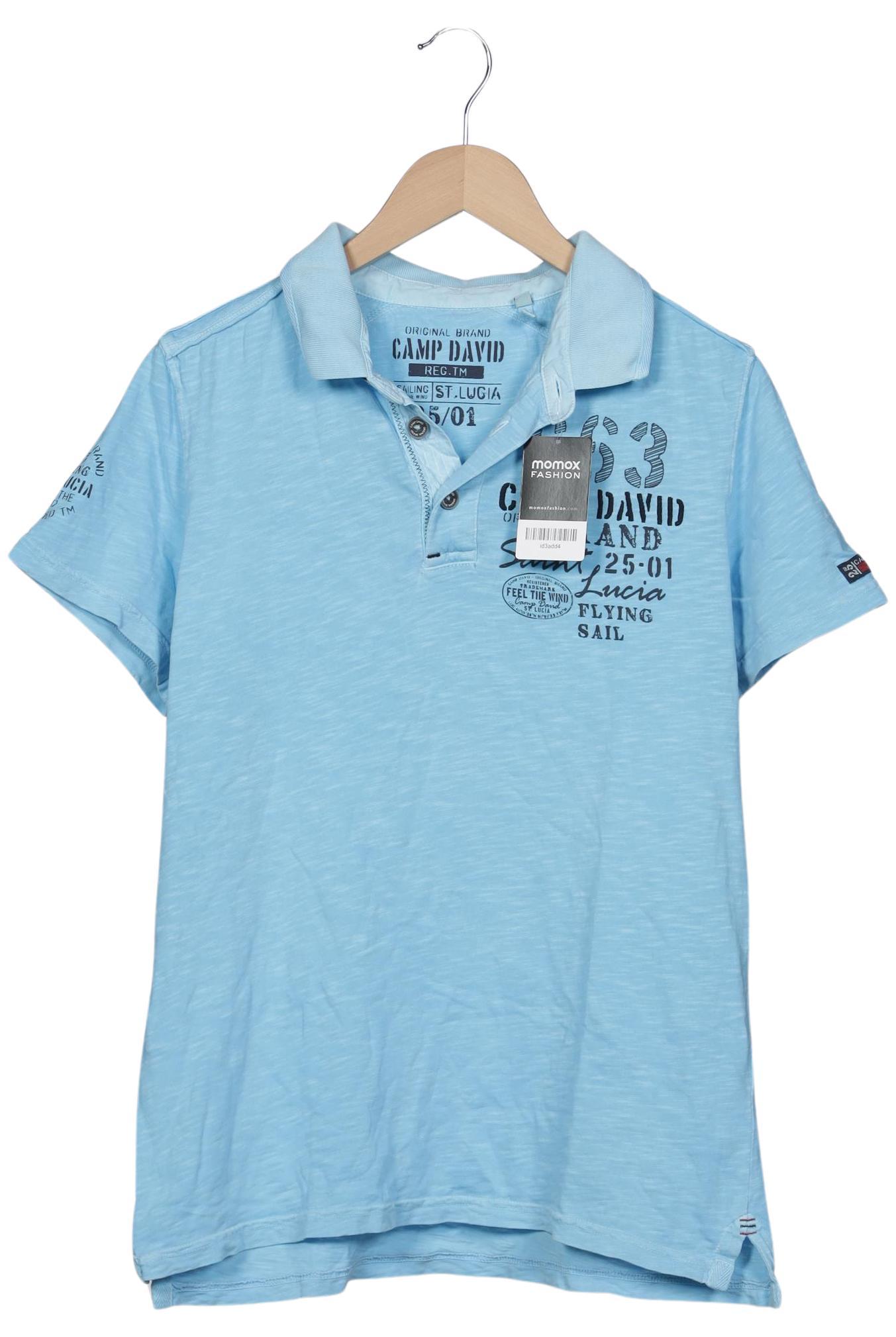 

Camp David Herren Poloshirt, hellblau, Gr. 48