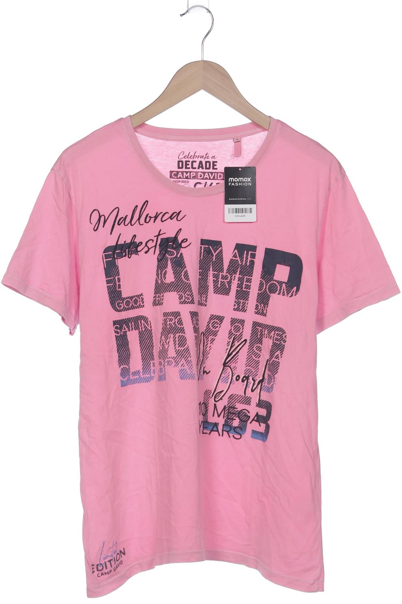 

Camp David Herren T-Shirt, pink, Gr. 52