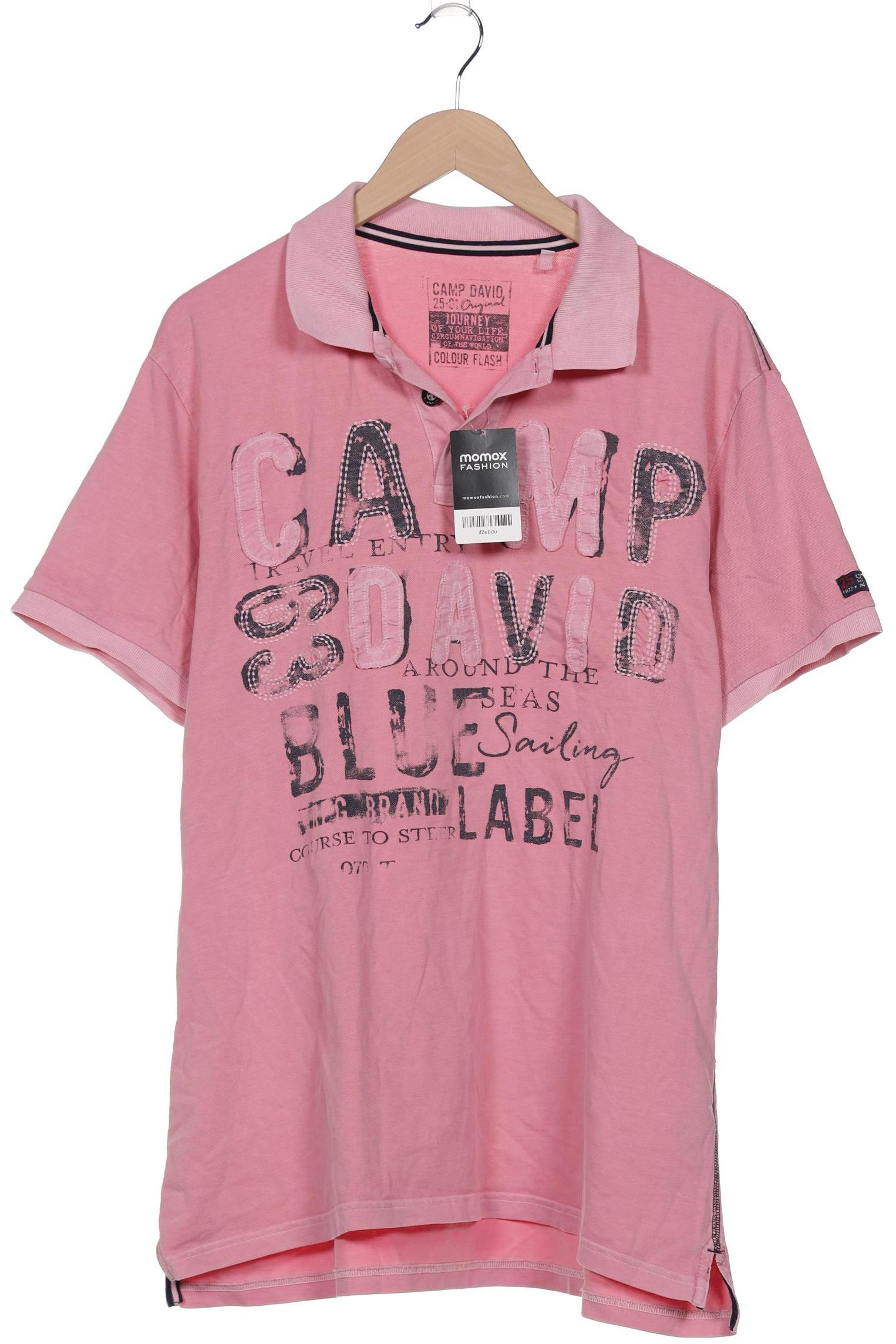 

Camp David Herren Poloshirt, pink
