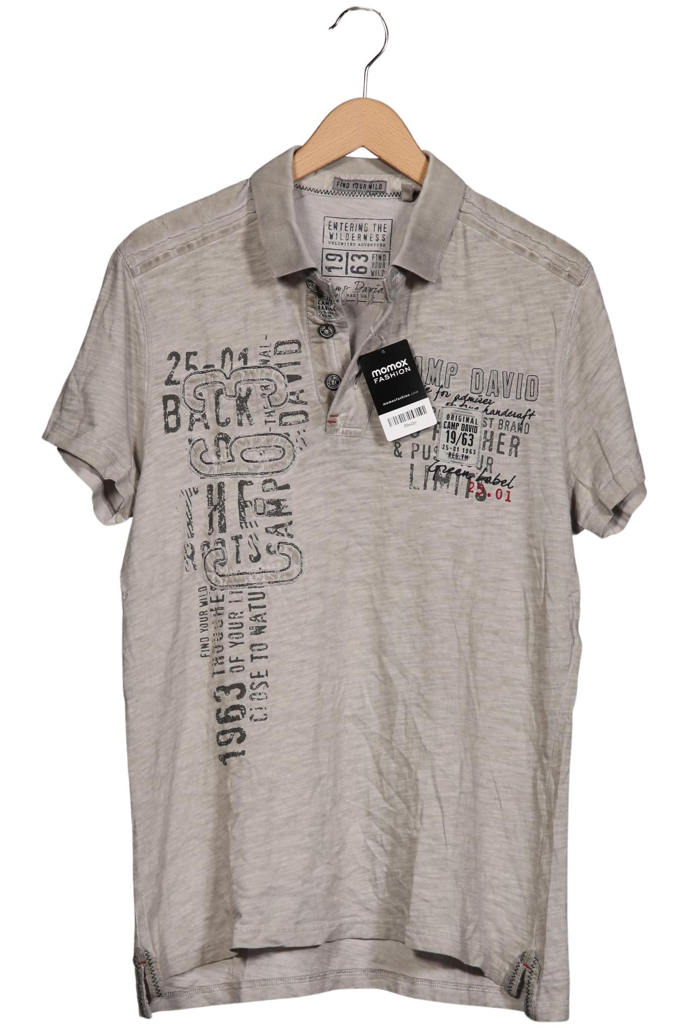 

Camp David Herren Poloshirt, grau, Gr. 52