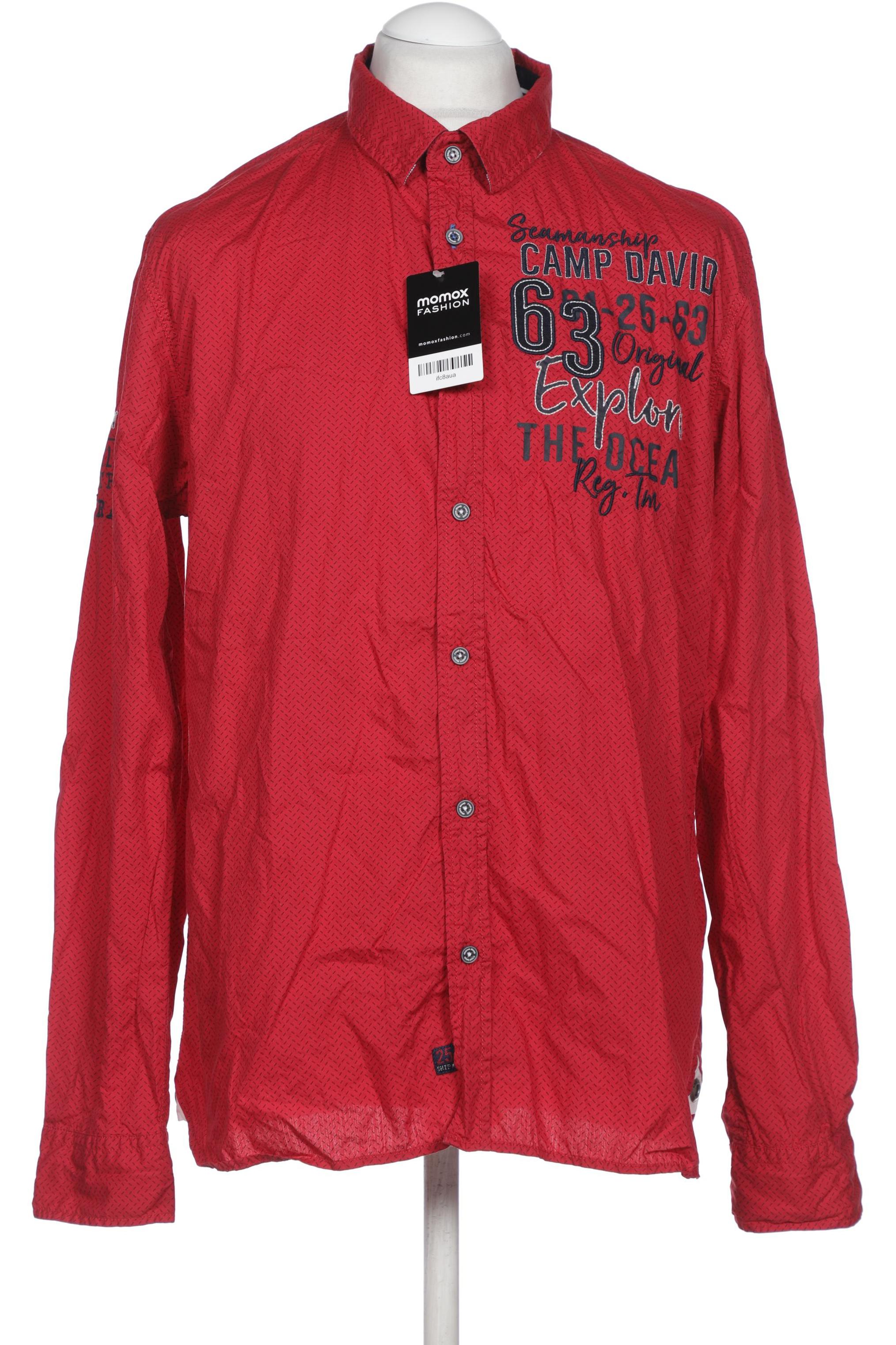 

Camp David Herren Hemd, rot