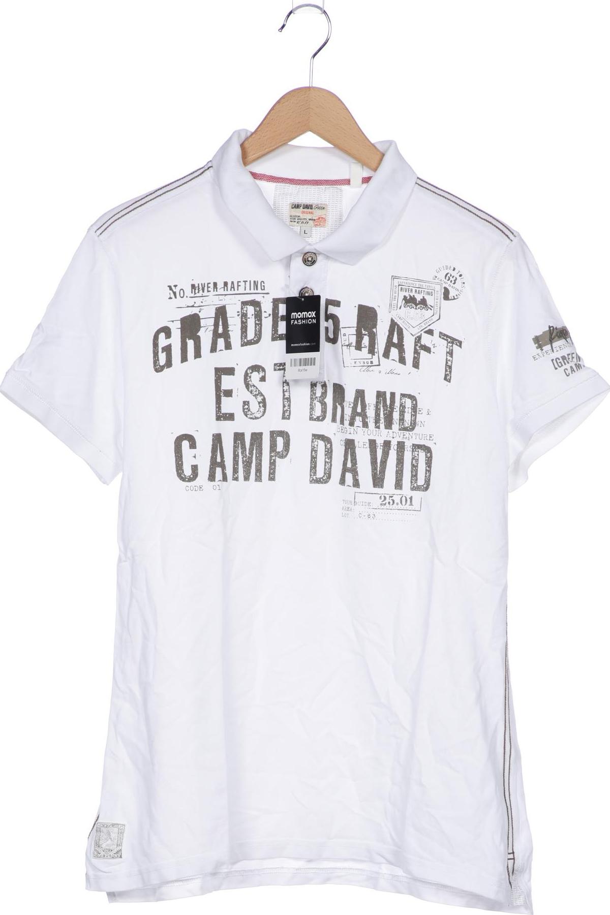 

Camp David Herren Poloshirt, weiß, Gr. 52