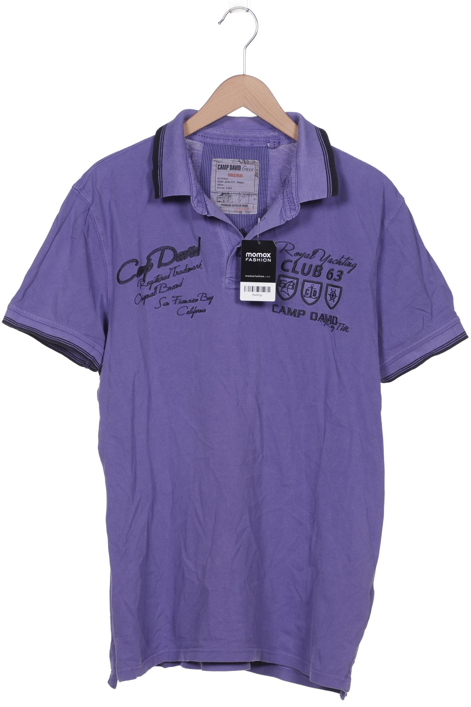 

Camp David Herren Poloshirt, flieder