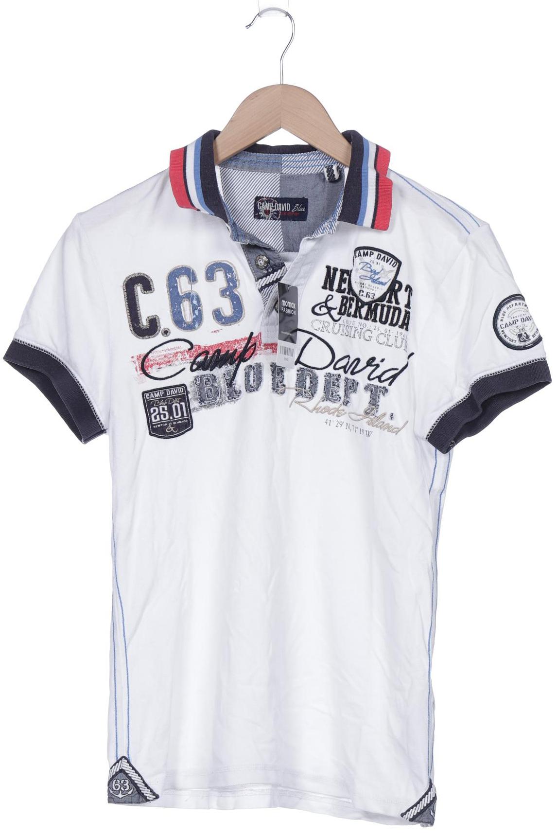 

Camp David Herren Poloshirt, weiß, Gr. 46