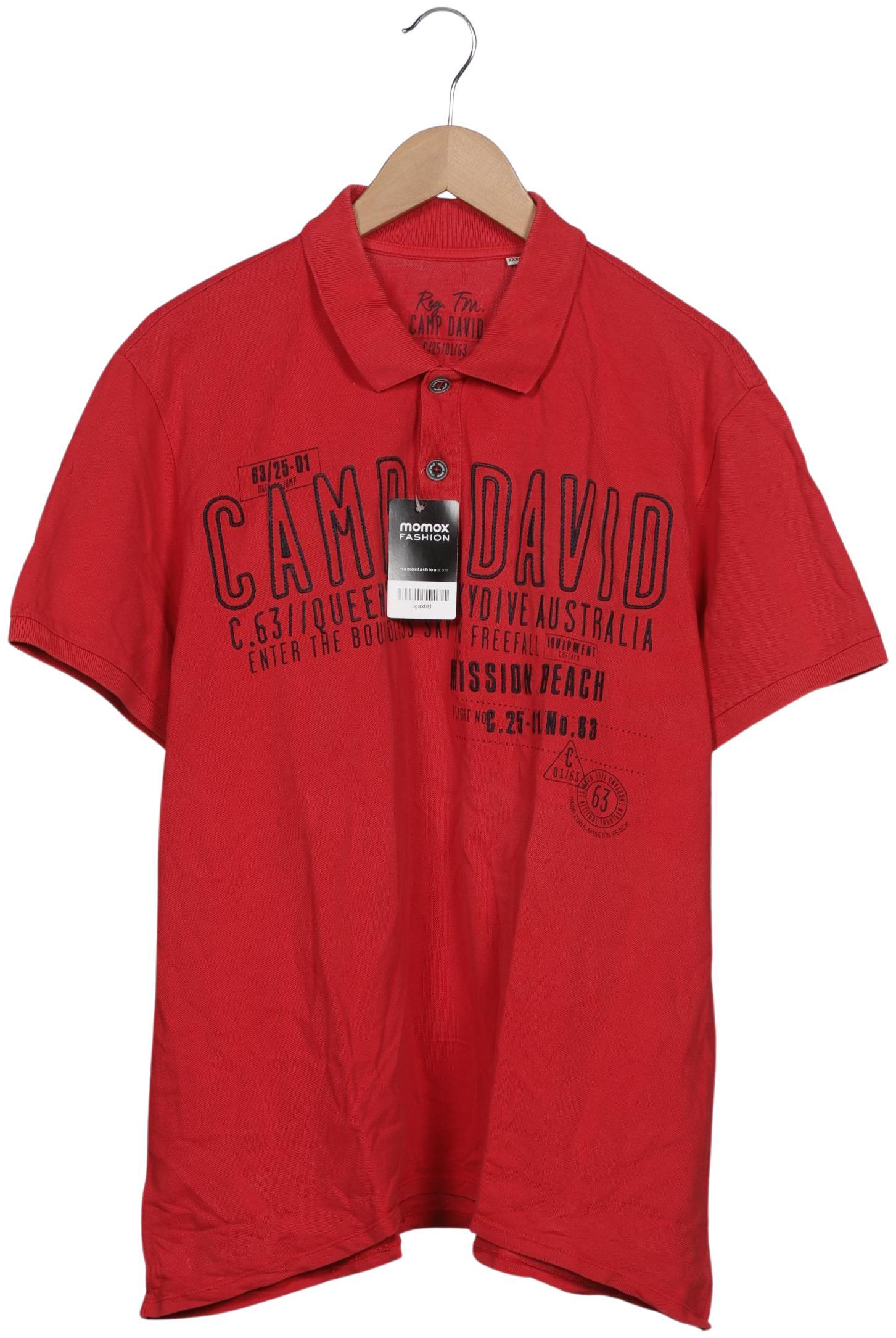 

Camp David Herren Poloshirt, rot, Gr. 58