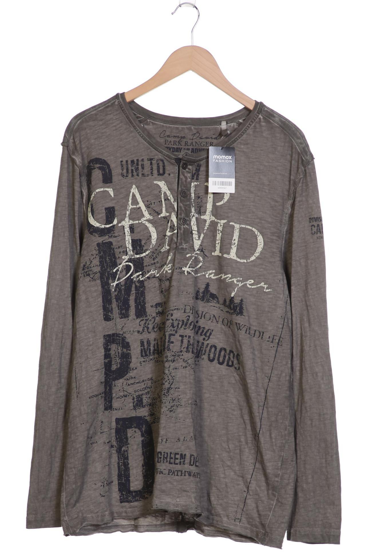 

Camp David Herren Langarmshirt, braun, Gr. 54