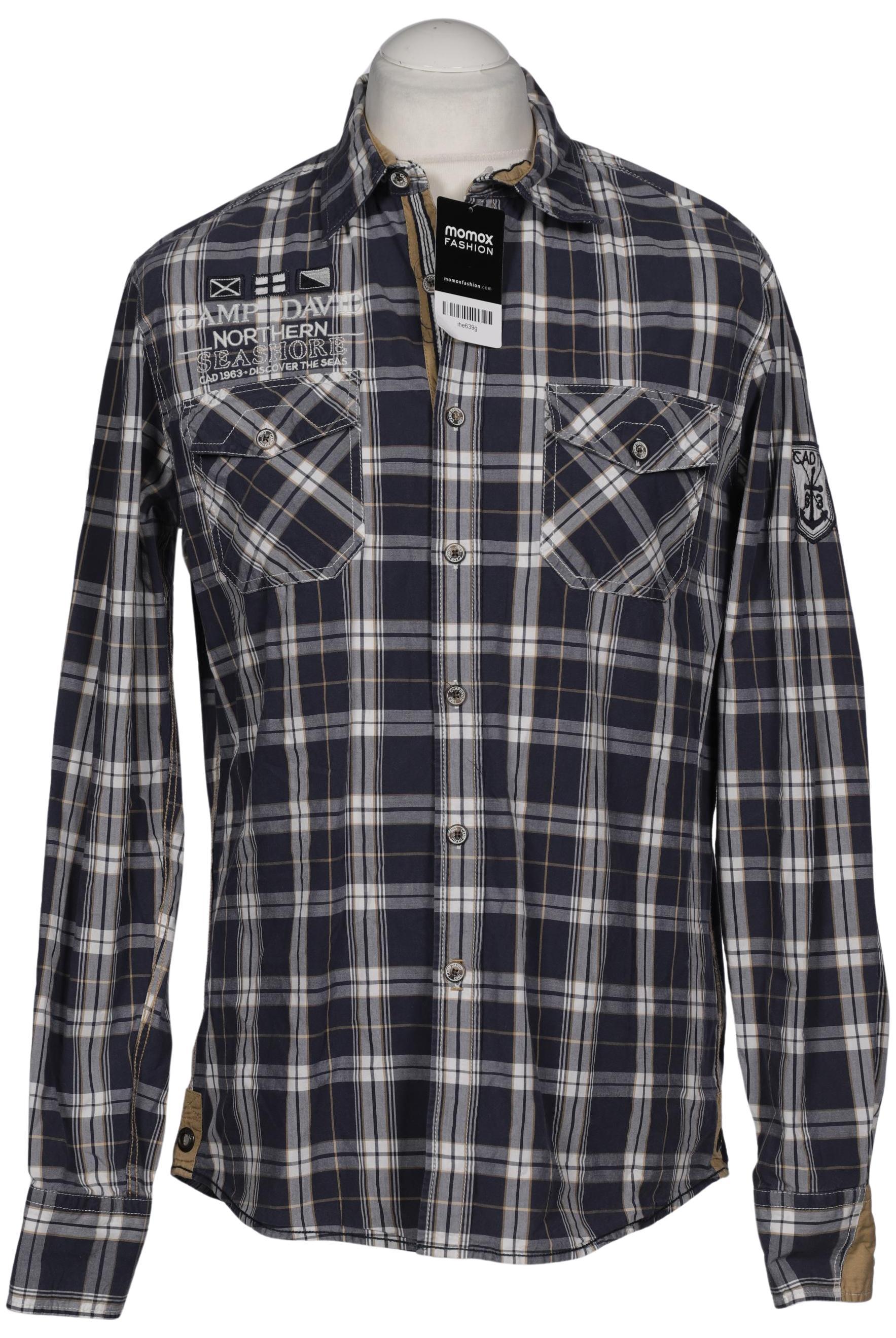 

Camp David Herren Hemd, marineblau, Gr. 48