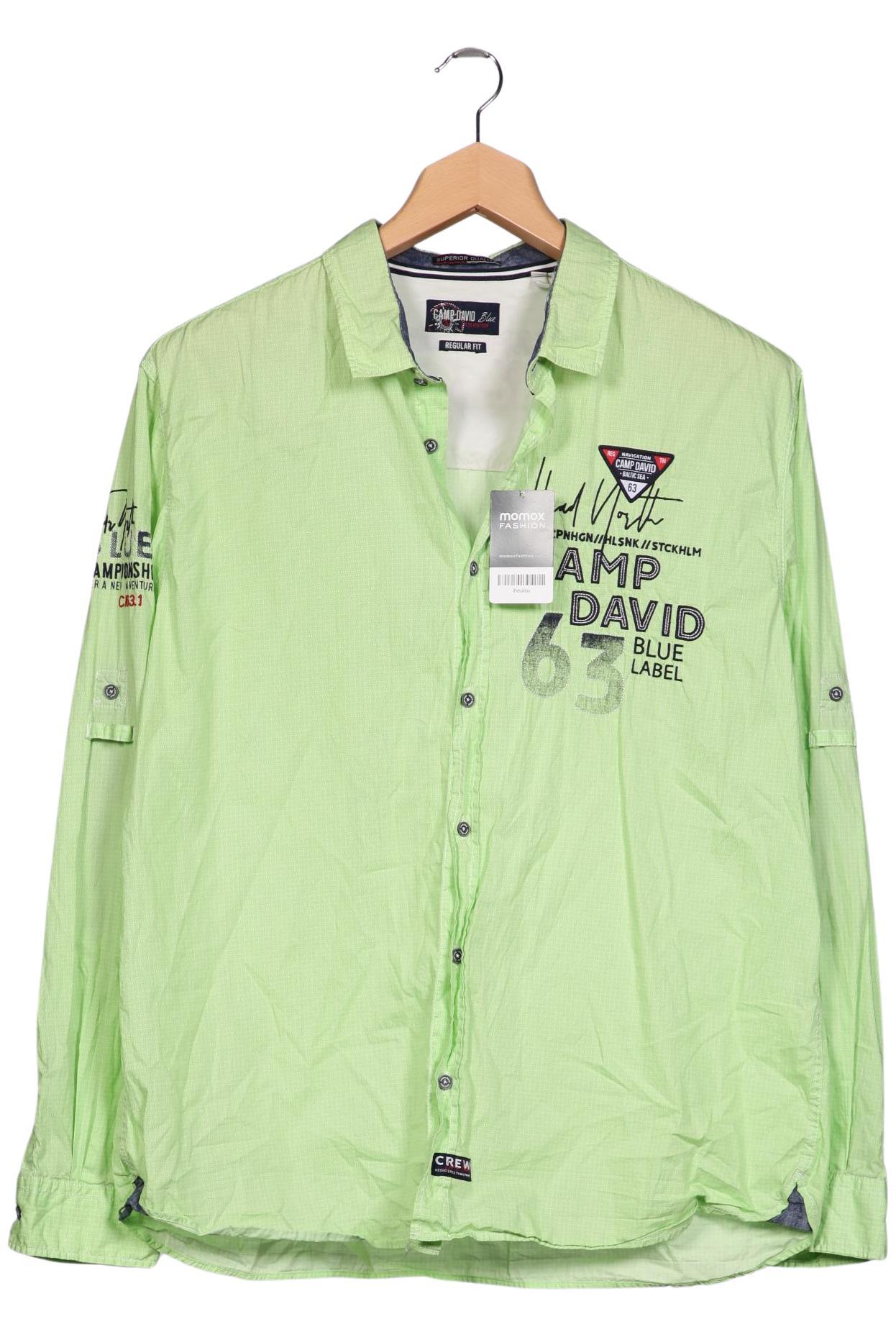 

Camp David Herren Hemd, hellgrün, Gr. 56