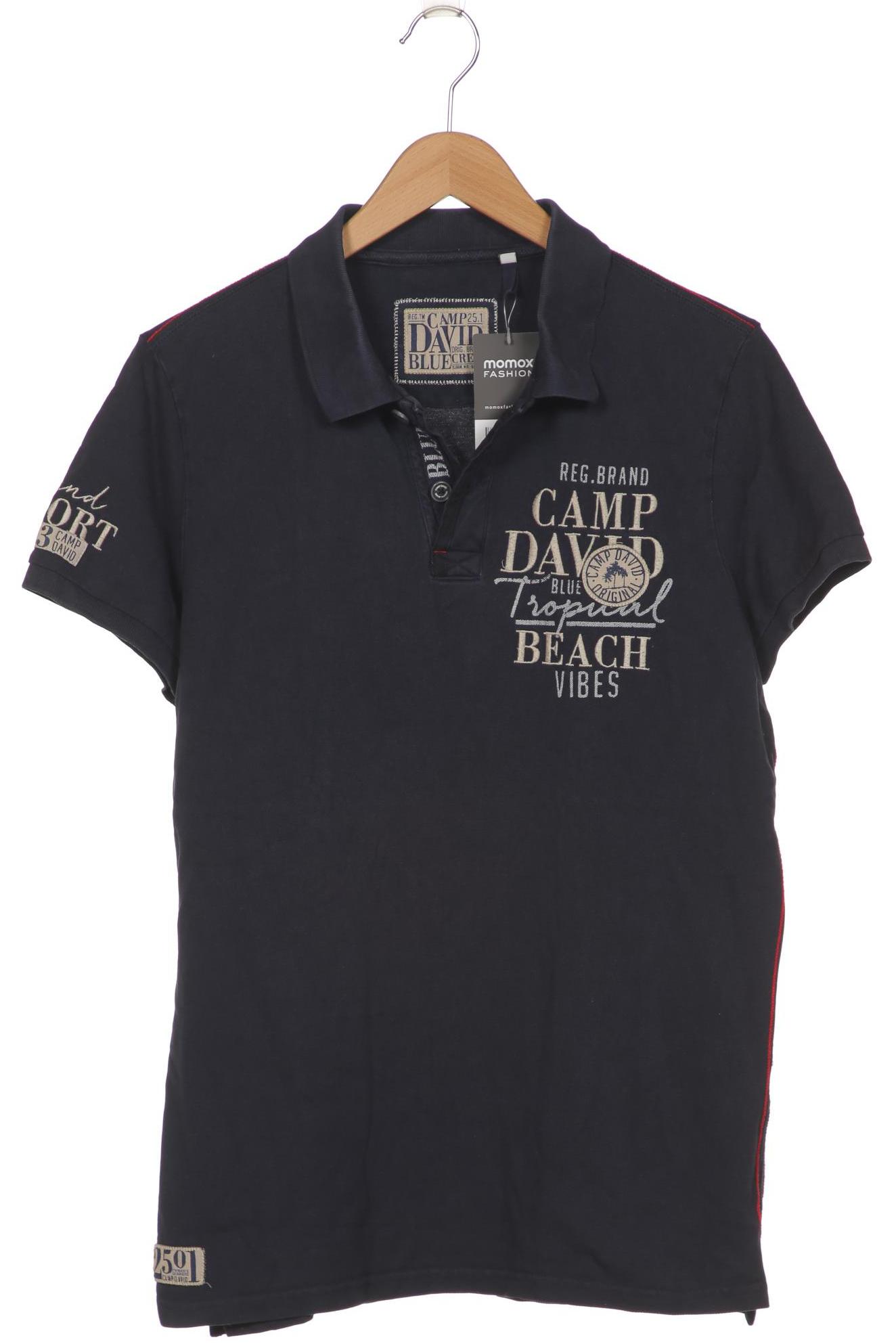

Camp David Herren Poloshirt, marineblau