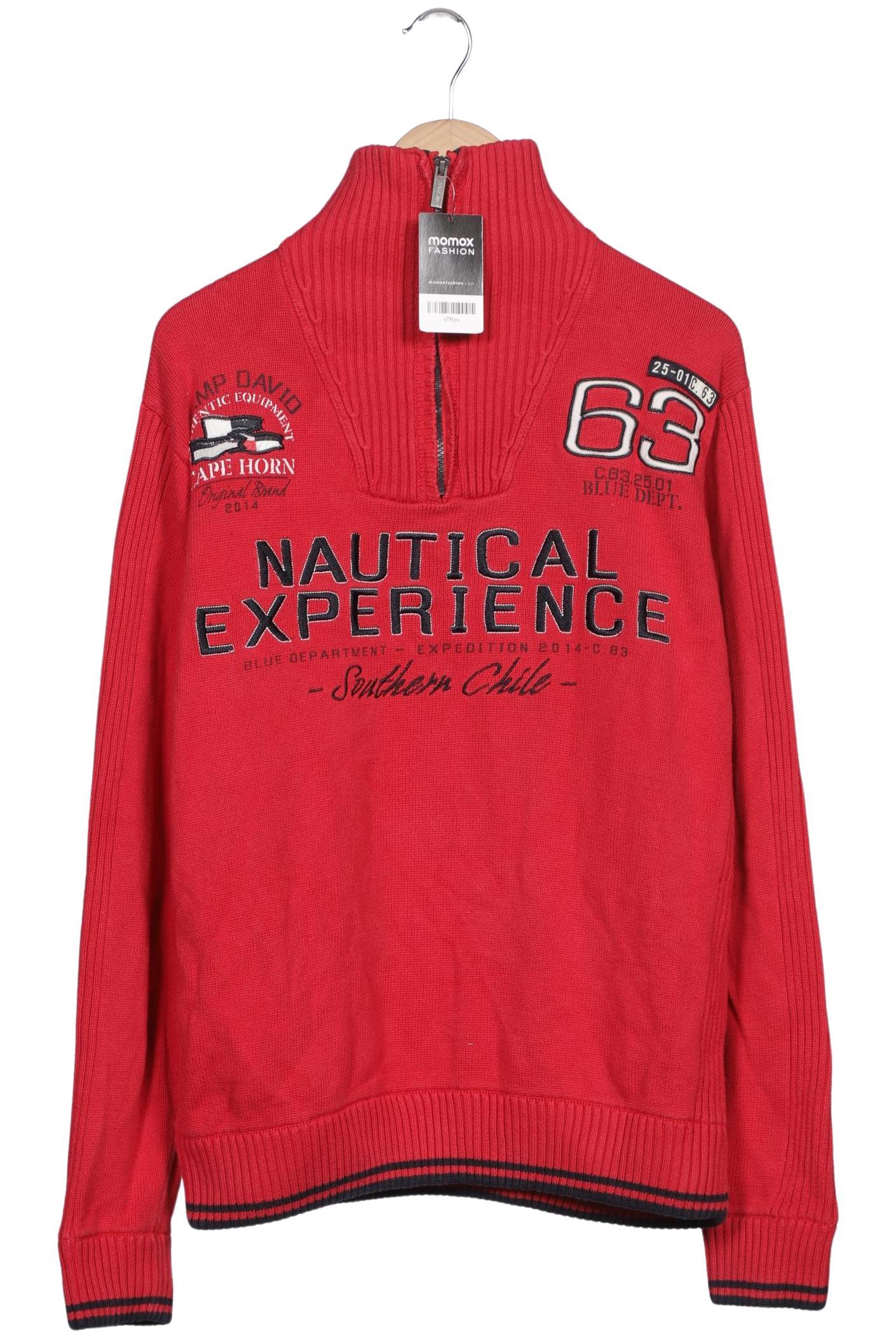 

Camp David Herren Pullover, rot, Gr. 56