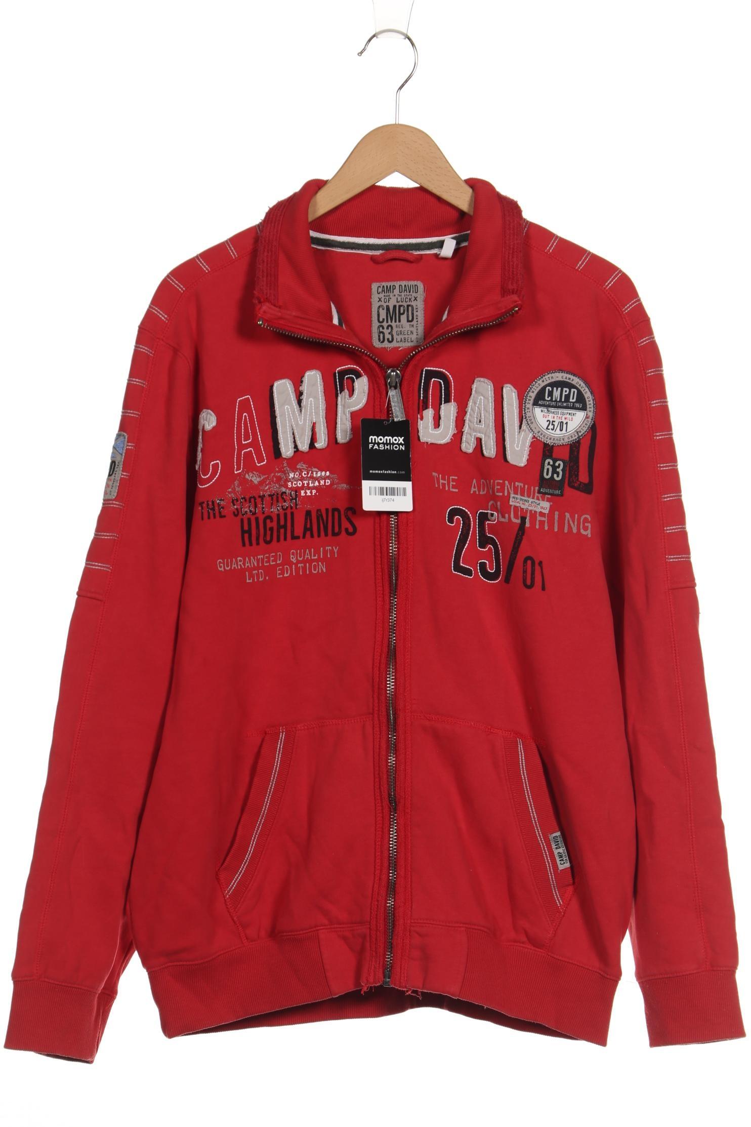 

Camp David Herren Sweatshirt, rot, Gr. 54