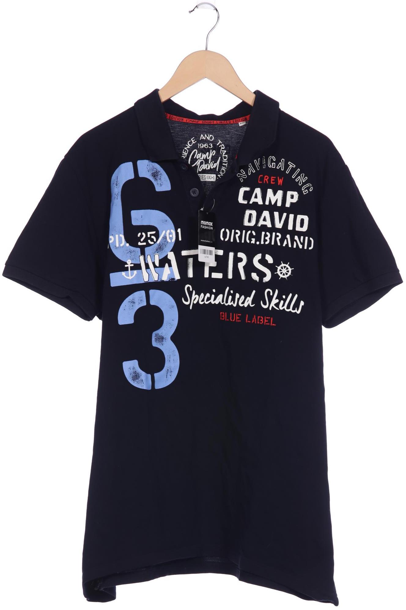

Camp David Herren T-Shirt, marineblau, Gr. 56