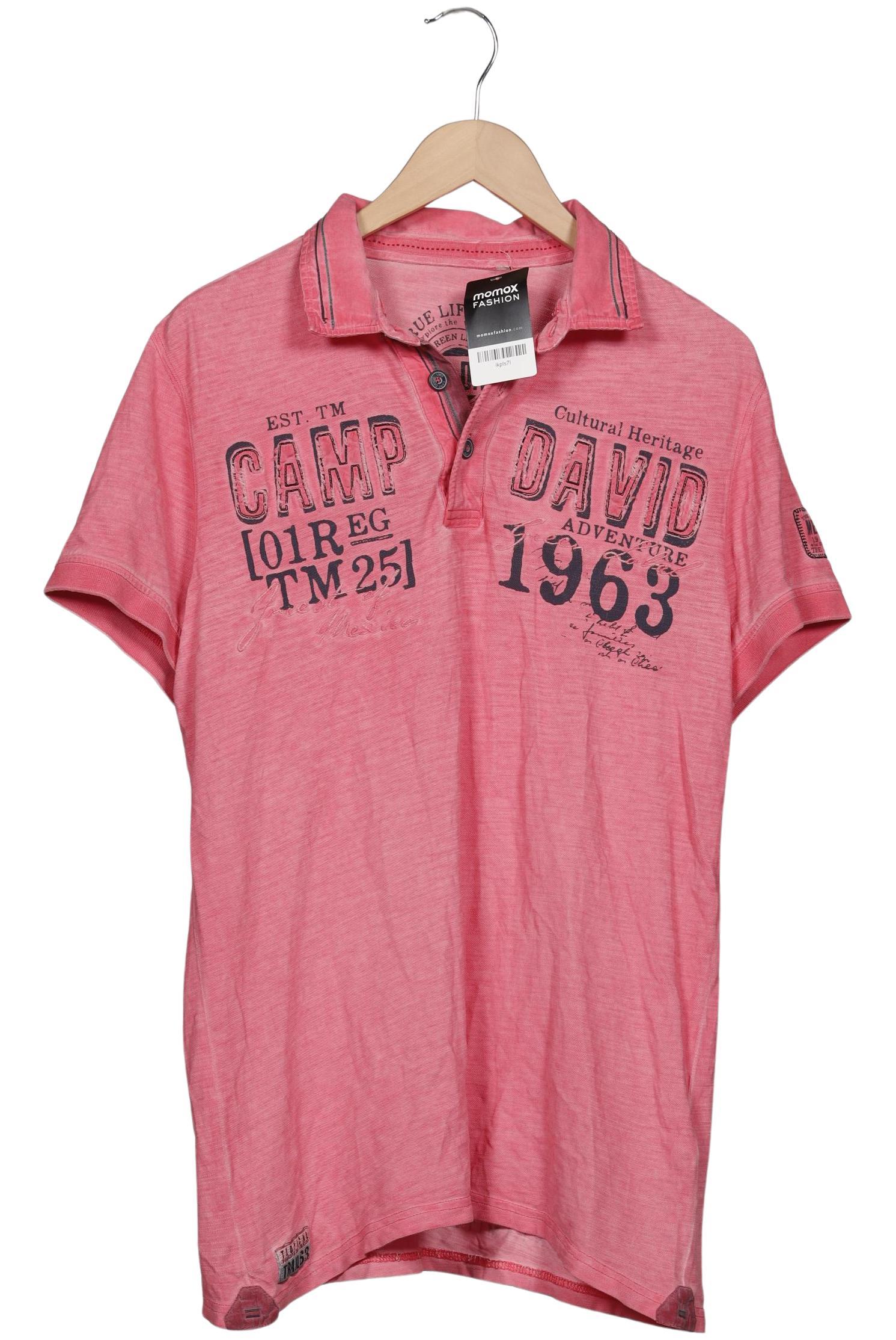 

Camp David Herren Poloshirt, pink, Gr. 52