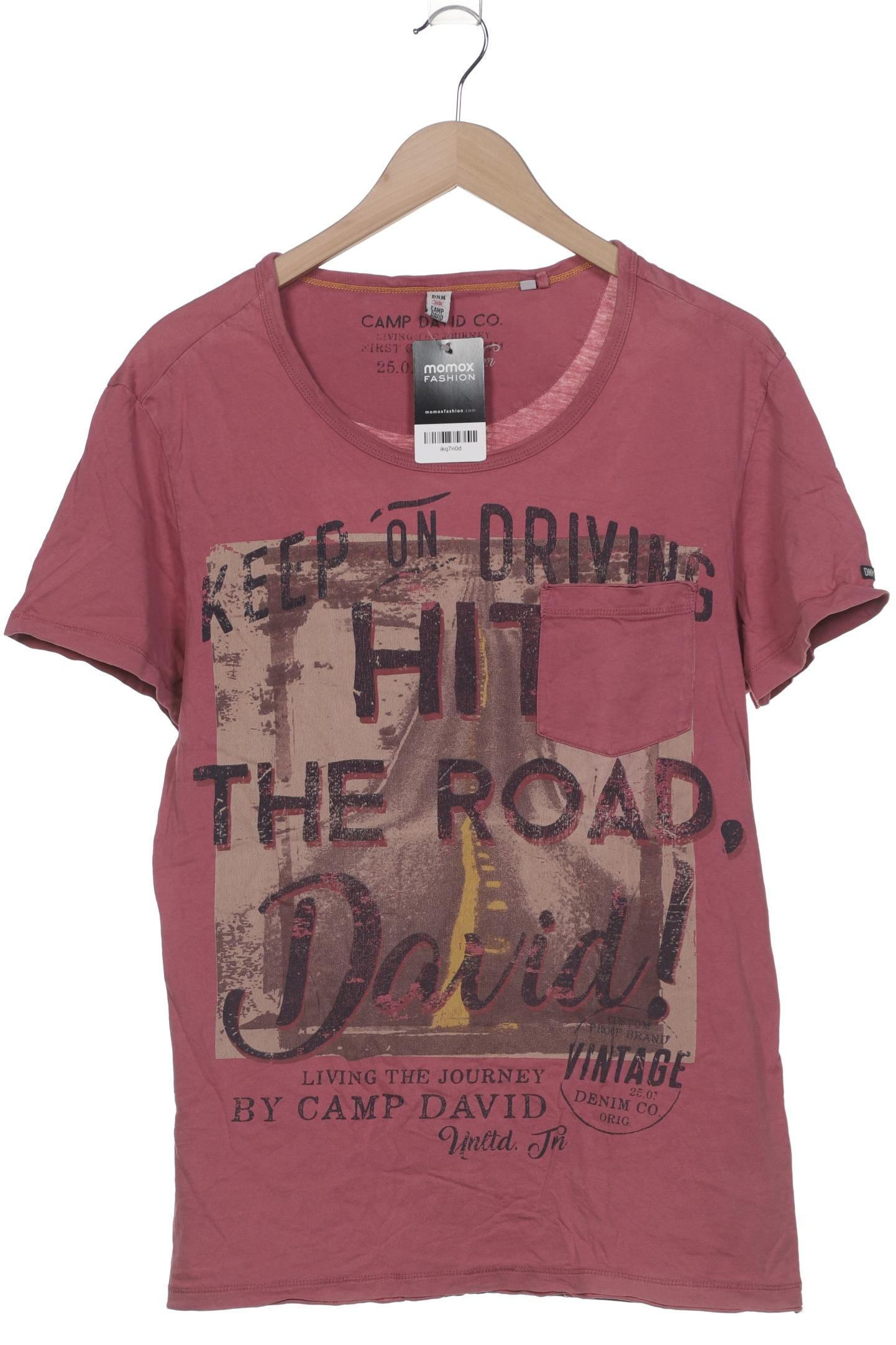 

Camp David Herren T-Shirt, pink, Gr. 52