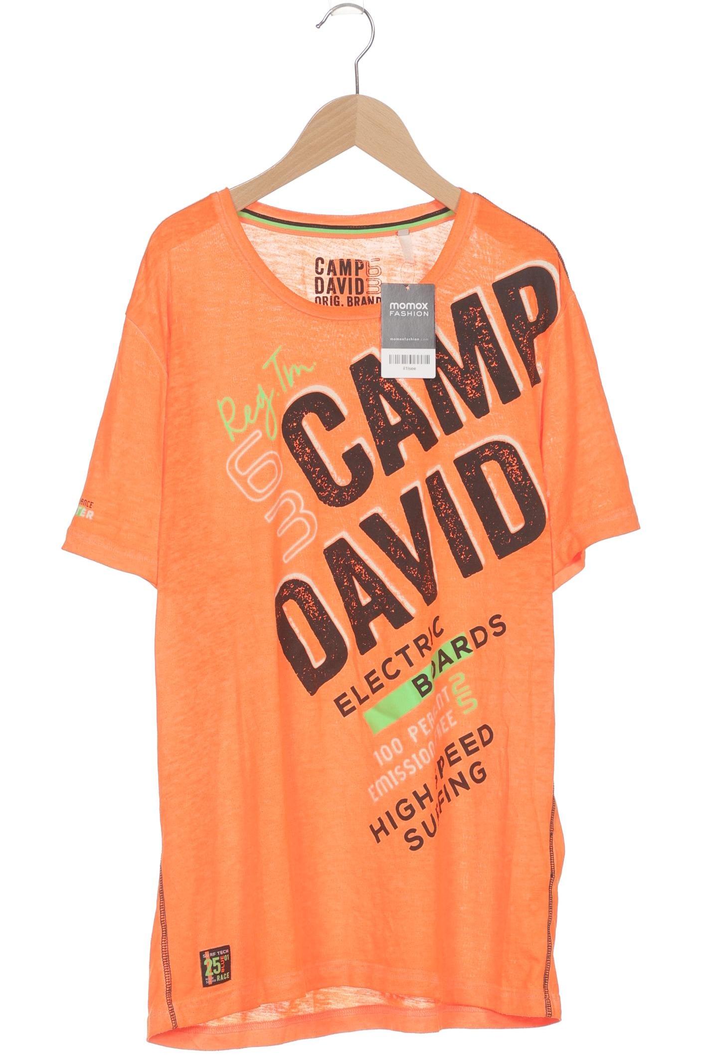 

Camp David Herren T-Shirt, orange, Gr. 52