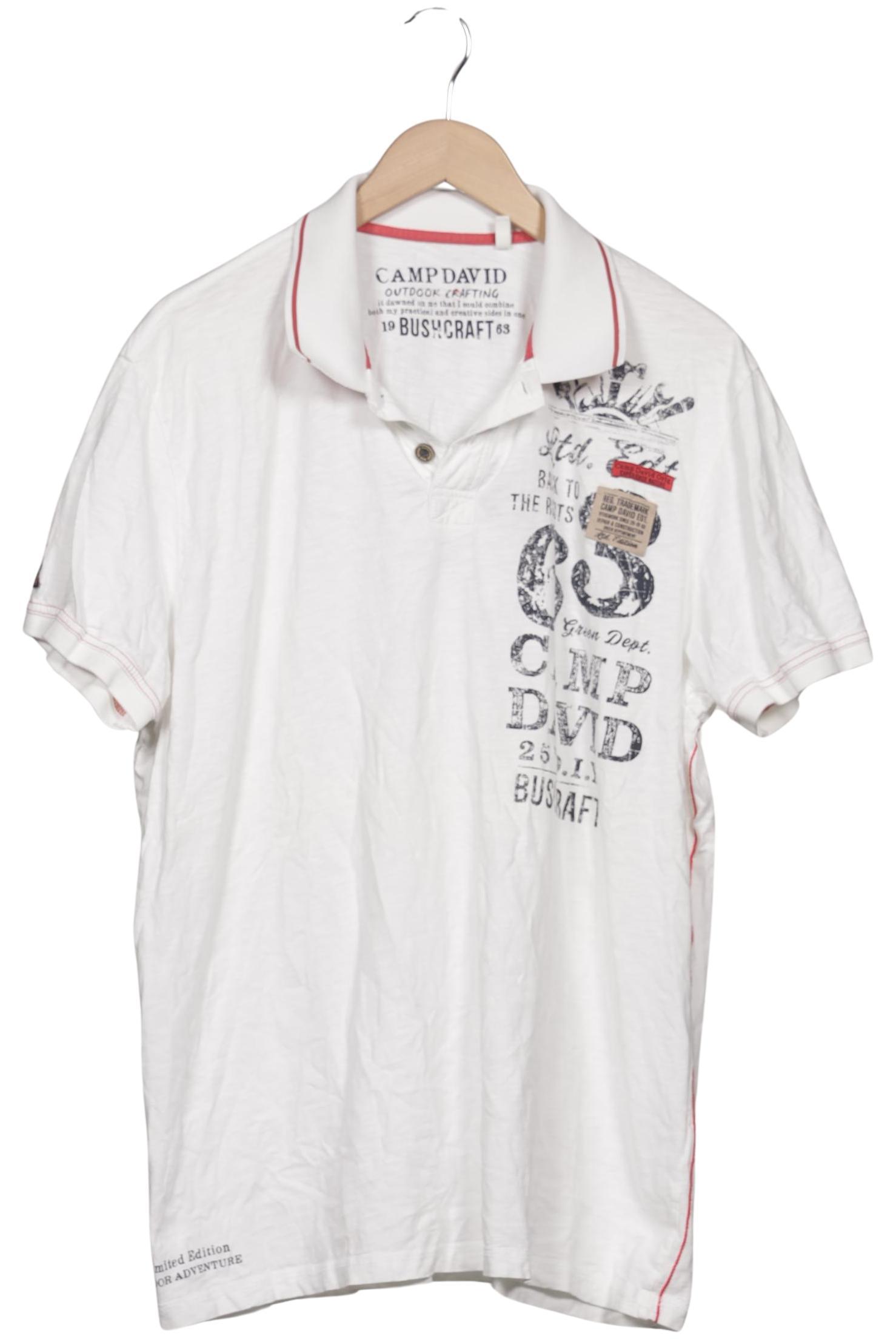

Camp David Herren Poloshirt, weiß, Gr. 58