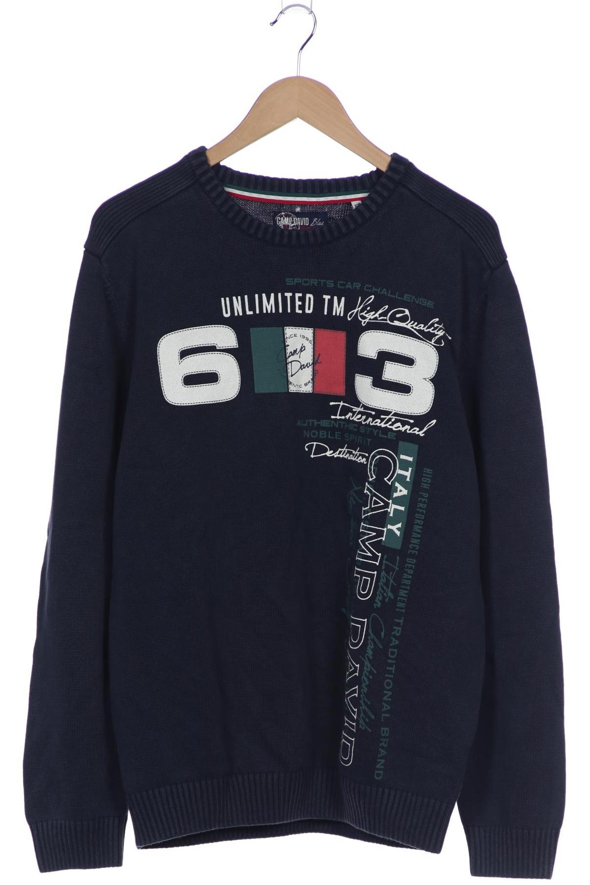 

Camp David Herren Pullover, marineblau, Gr. 56