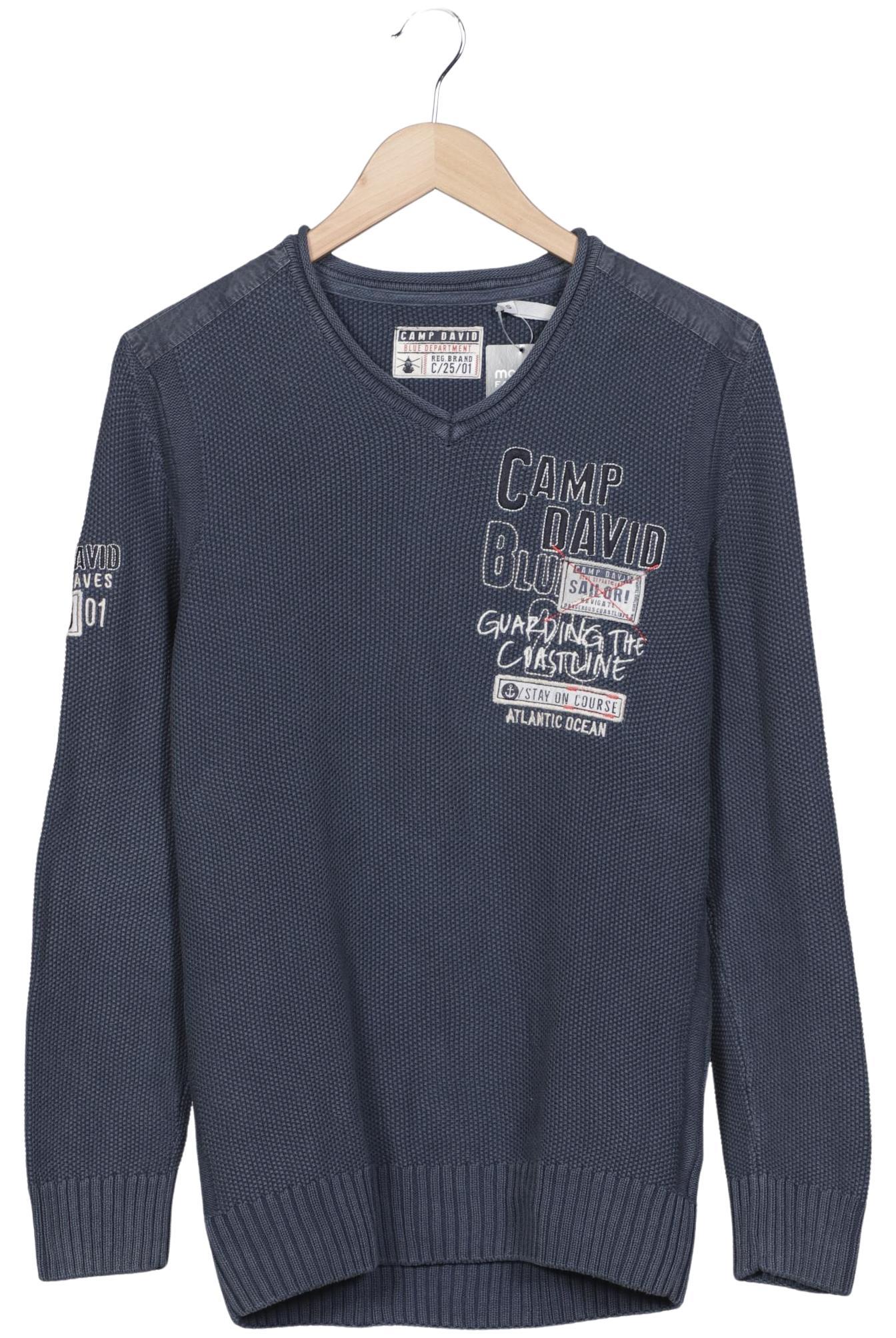 Thumbnail - Camp David Herren Pullover, marineblau, Gr. 46