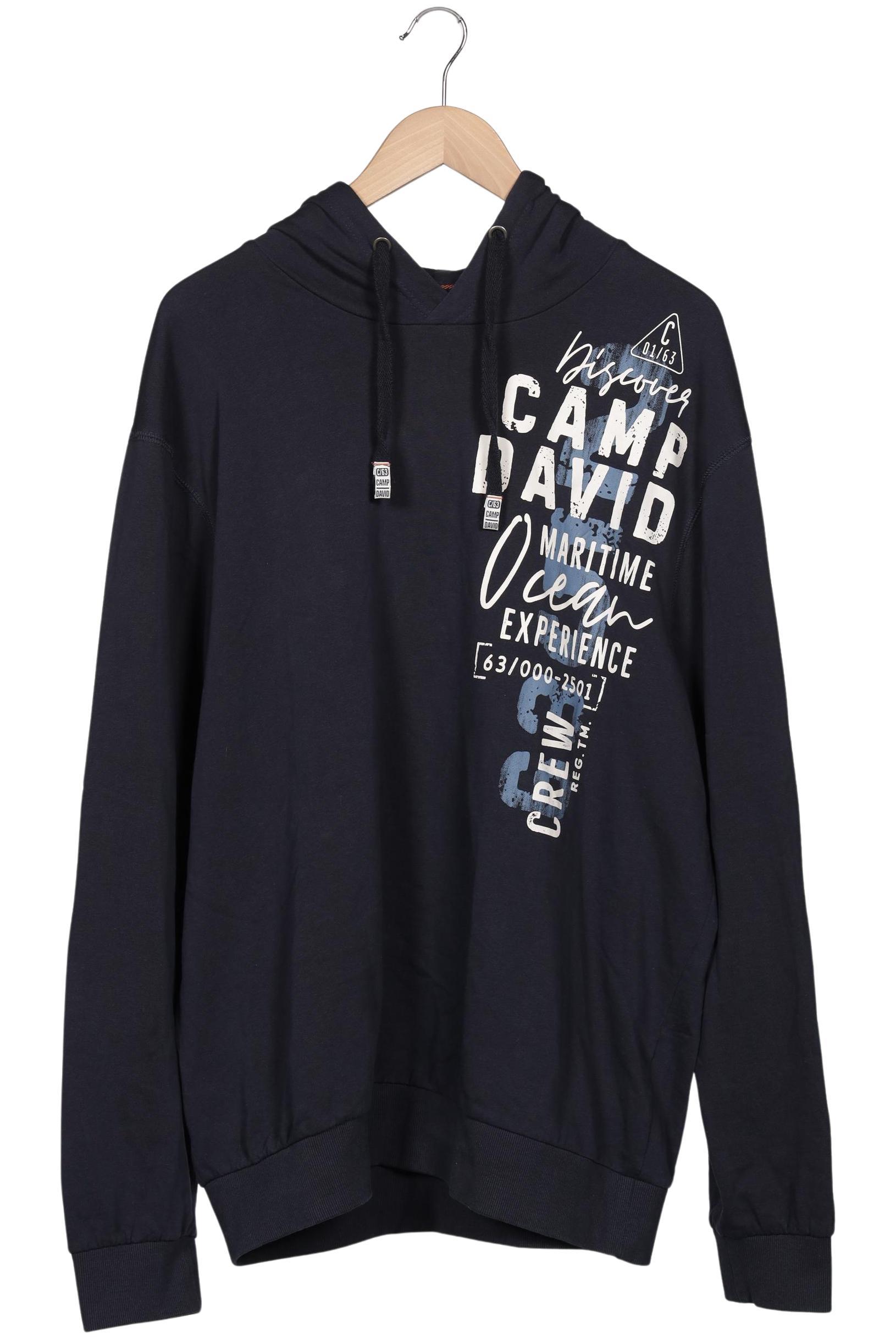 

Camp David Herren Kapuzenpullover, marineblau, Gr. 58