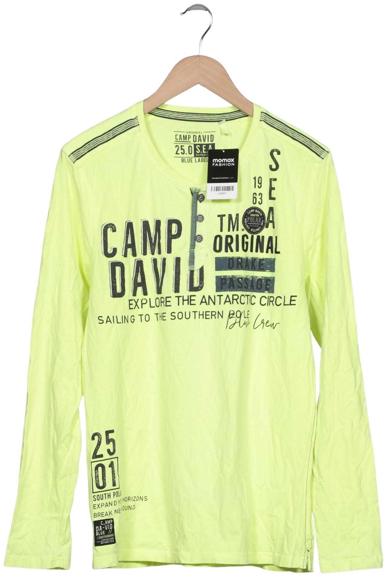 

Camp David Herren Langarmshirt, grün, Gr. 48