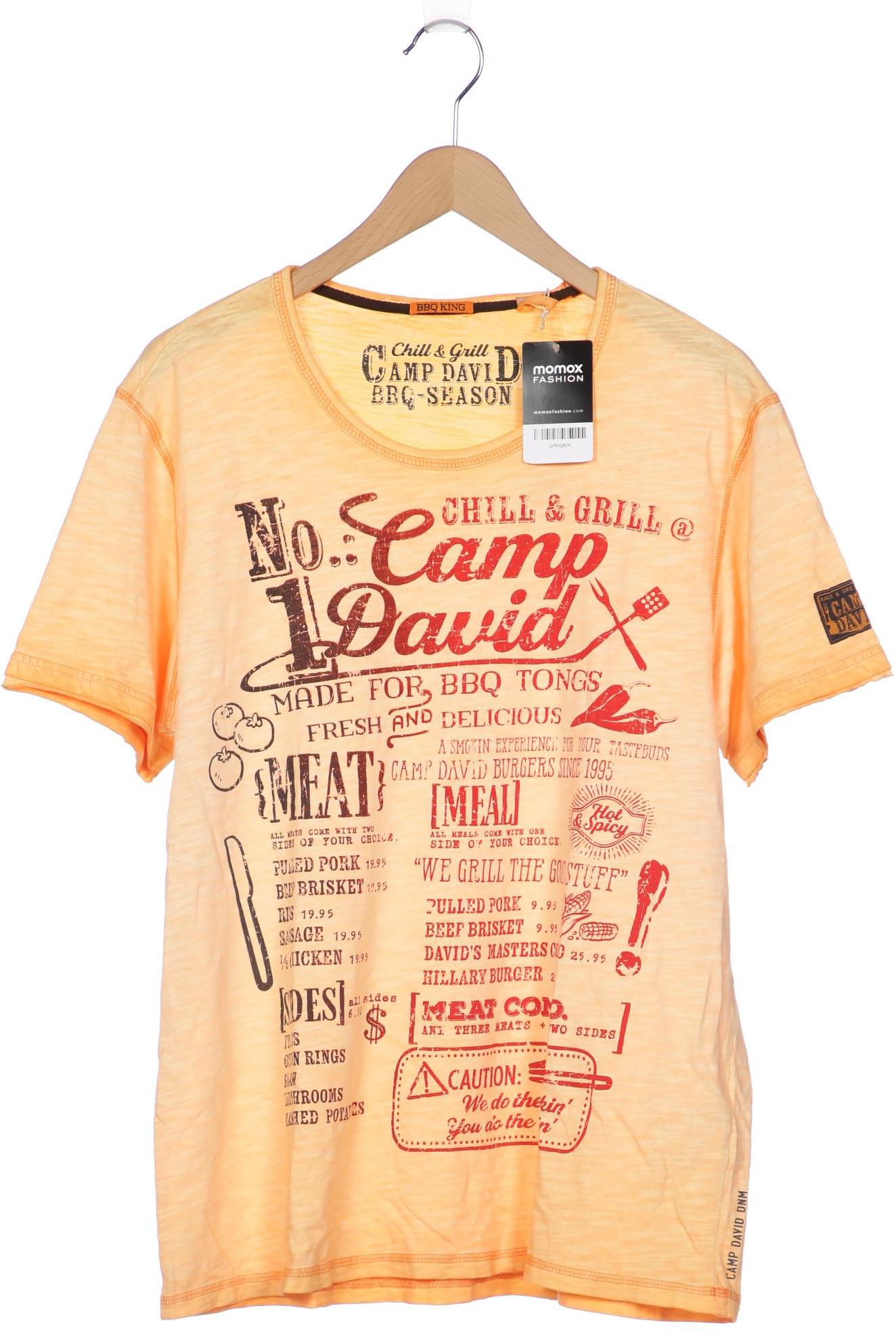 

Camp David Herren T-Shirt, orange, Gr. 54