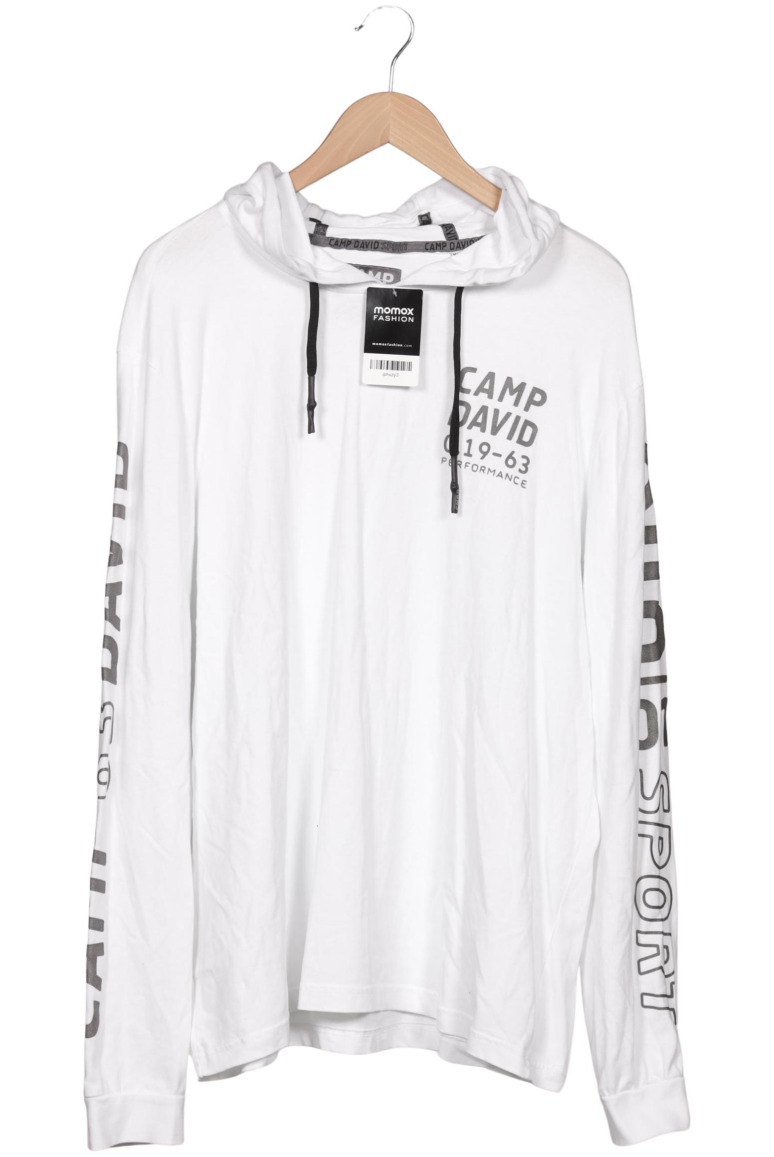 

Camp David Herren Kapuzenpullover, weiß, Gr. 56