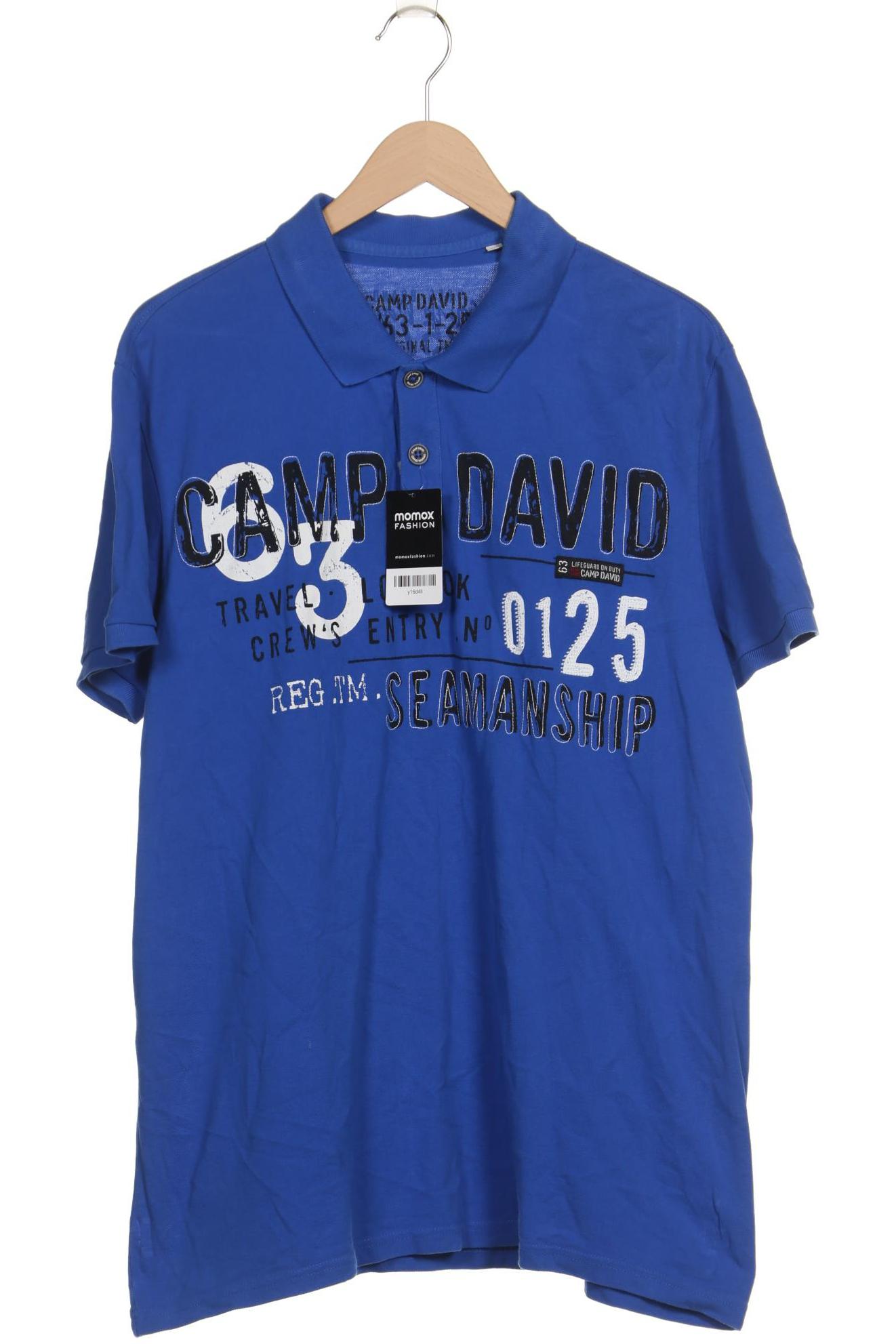 

Camp David Herren Poloshirt, blau, Gr. 56