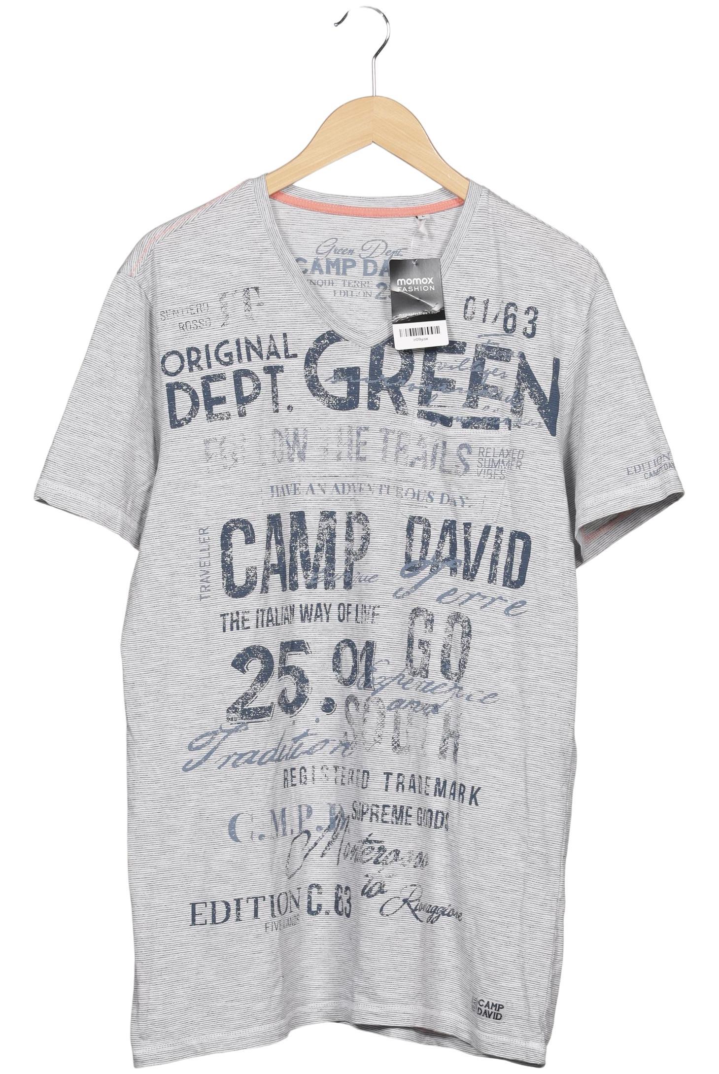 

Camp David Herren T-Shirt, grau, Gr. 52