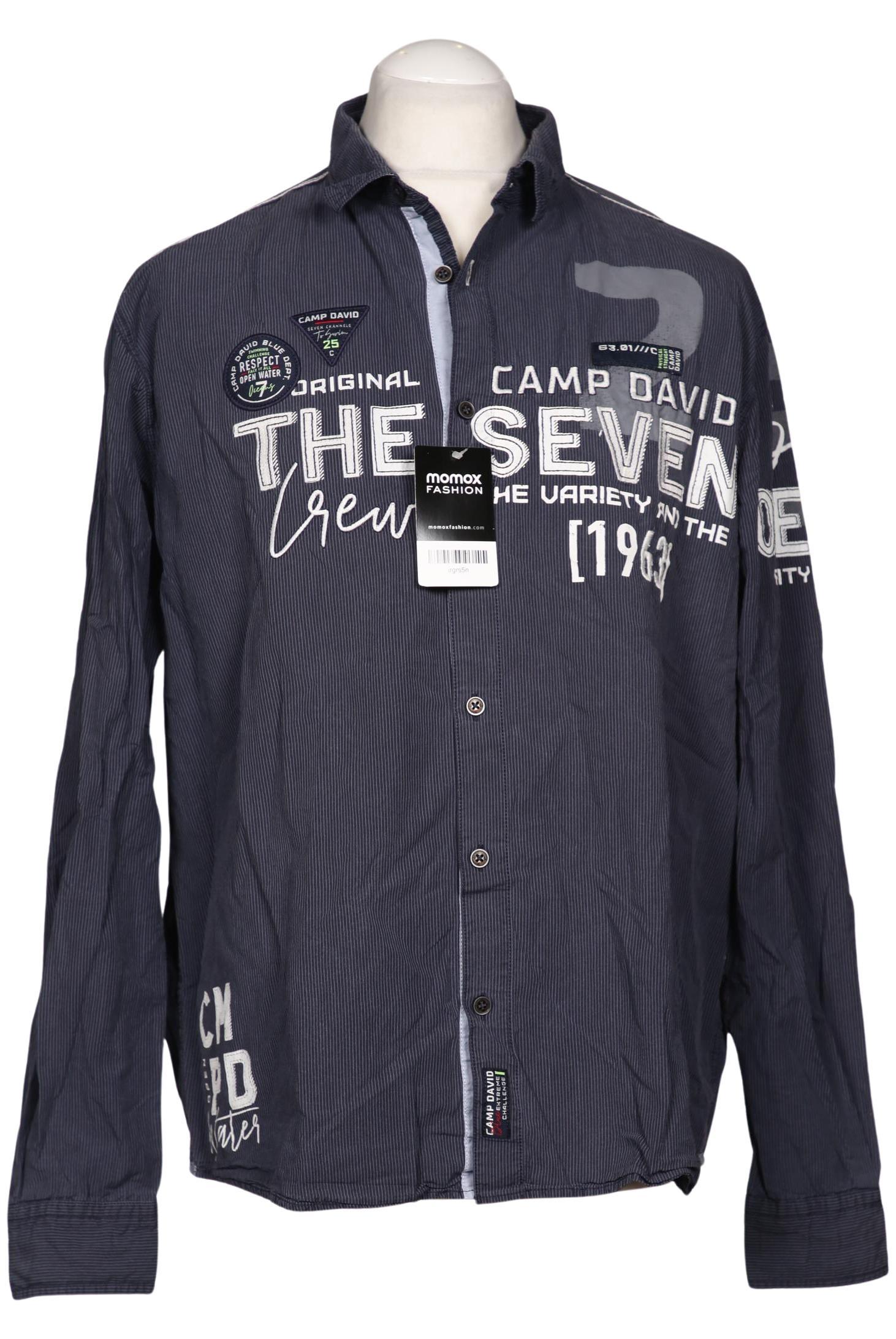 

Camp David Herren Hemd, marineblau, Gr. 54