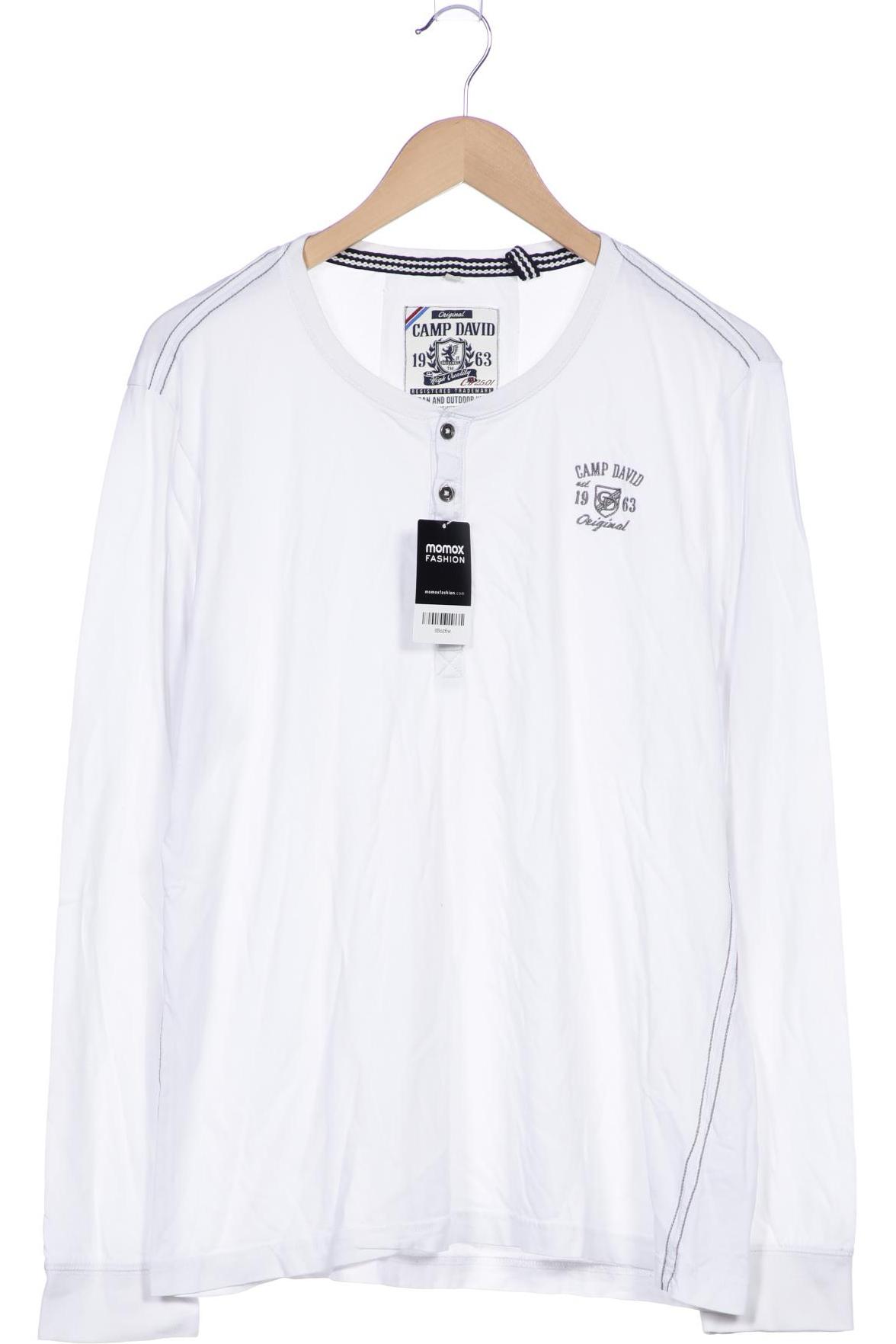 

Camp David Herren Langarmshirt, weiß, Gr. 52