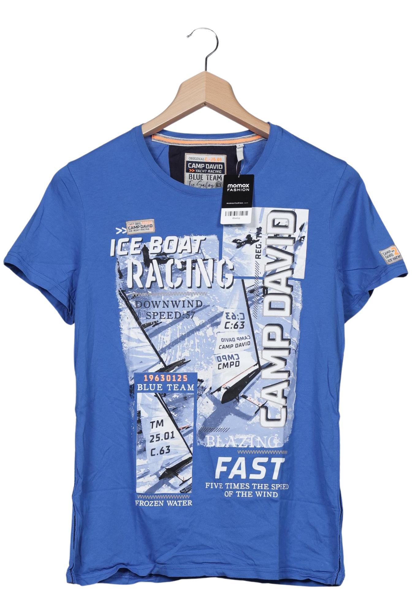 

Camp David Herren T-Shirt, blau, Gr. 52