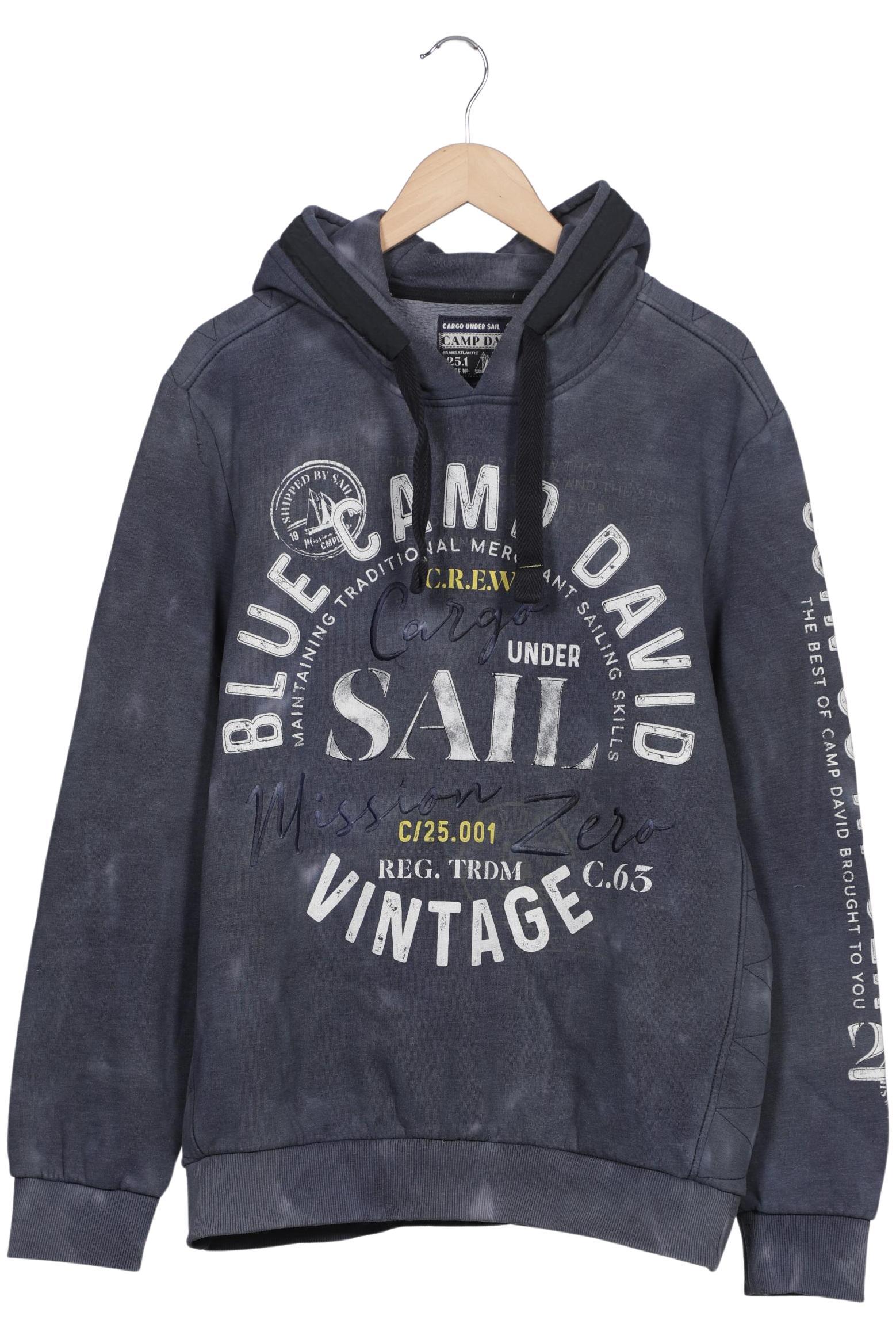 

Camp David Herren Kapuzenpullover, marineblau, Gr. 54