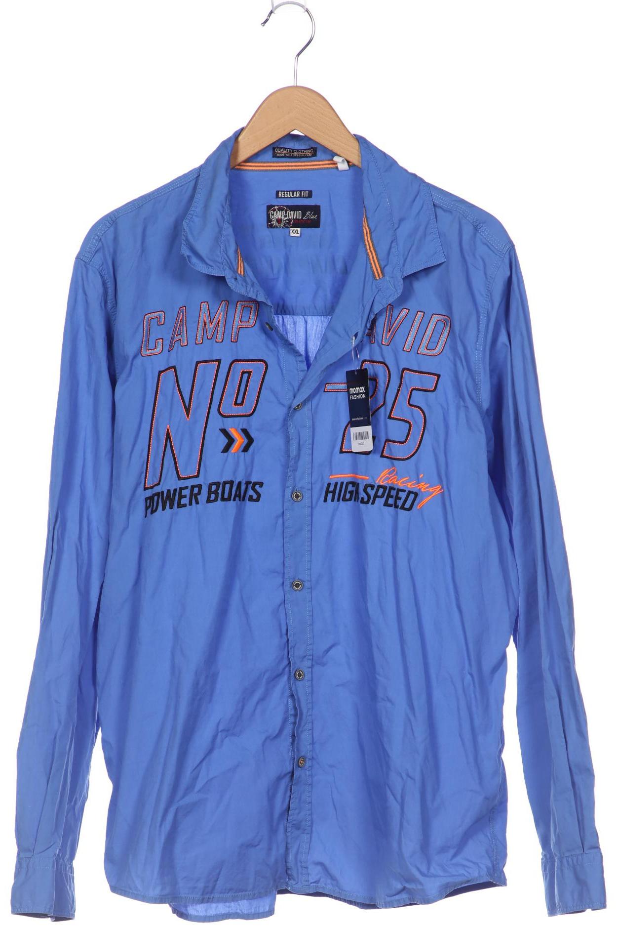 

Camp David Herren Hemd, blau