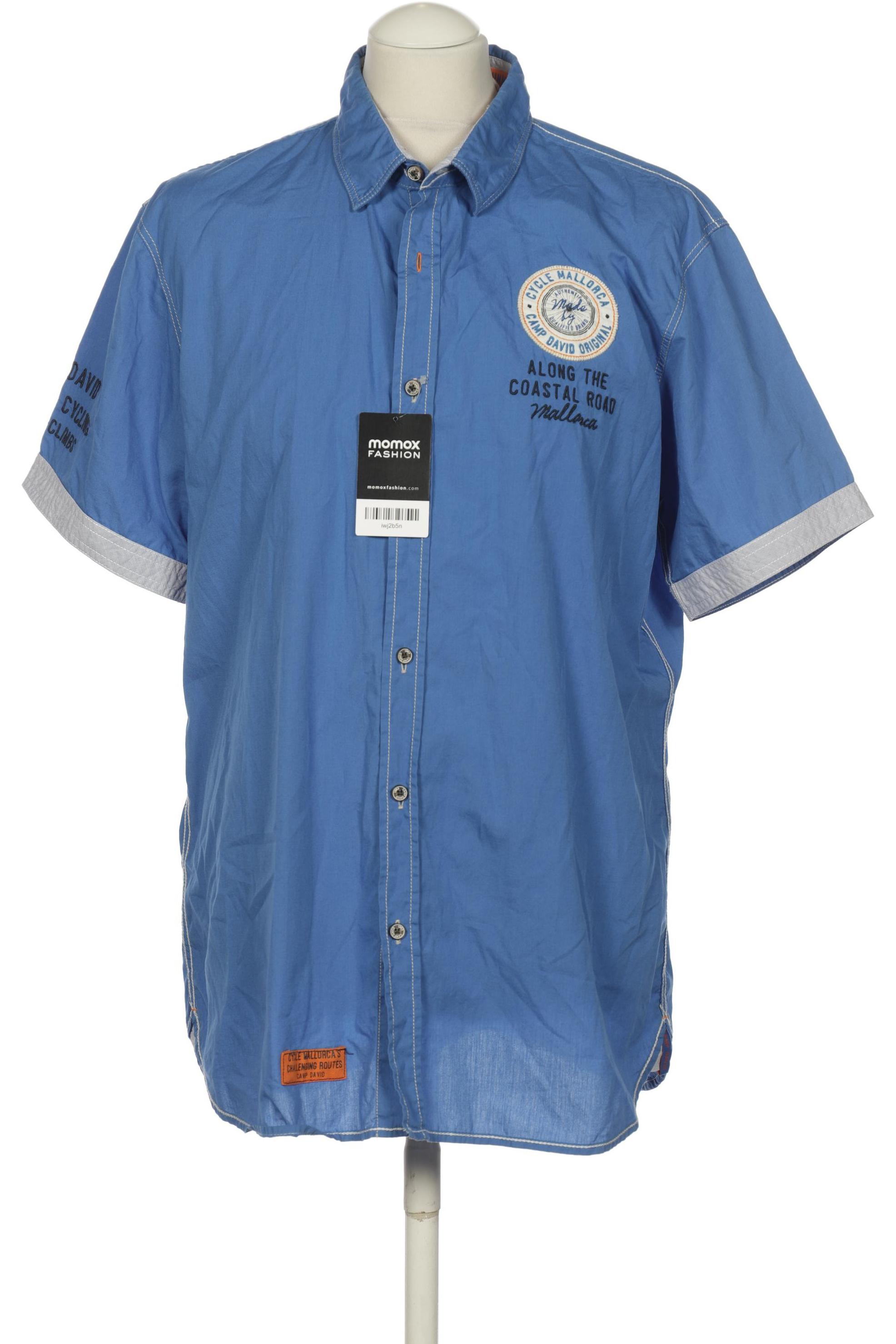 

Camp David Herren Hemd, blau