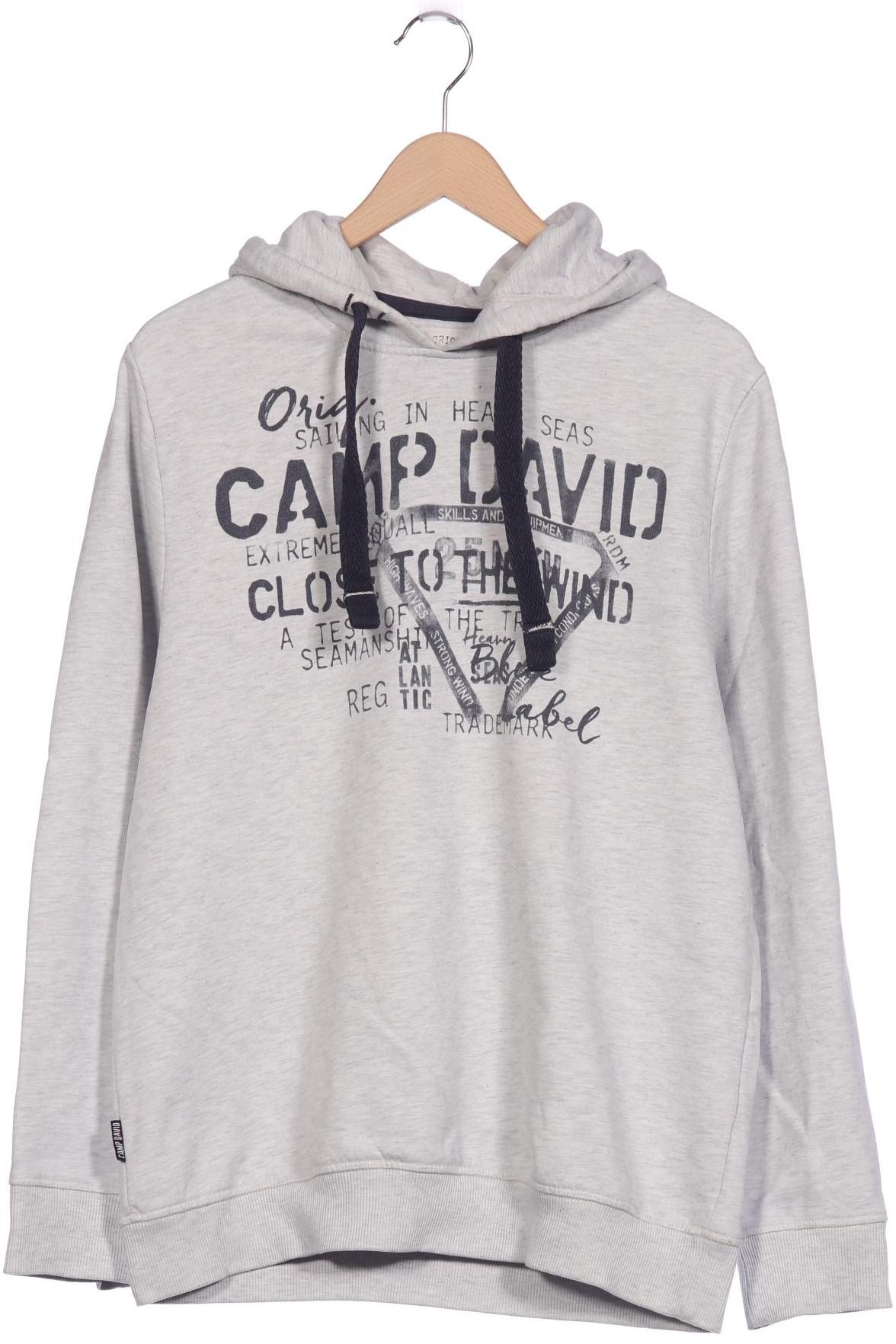 

Camp David Herren Kapuzenpullover, grau, Gr. 54