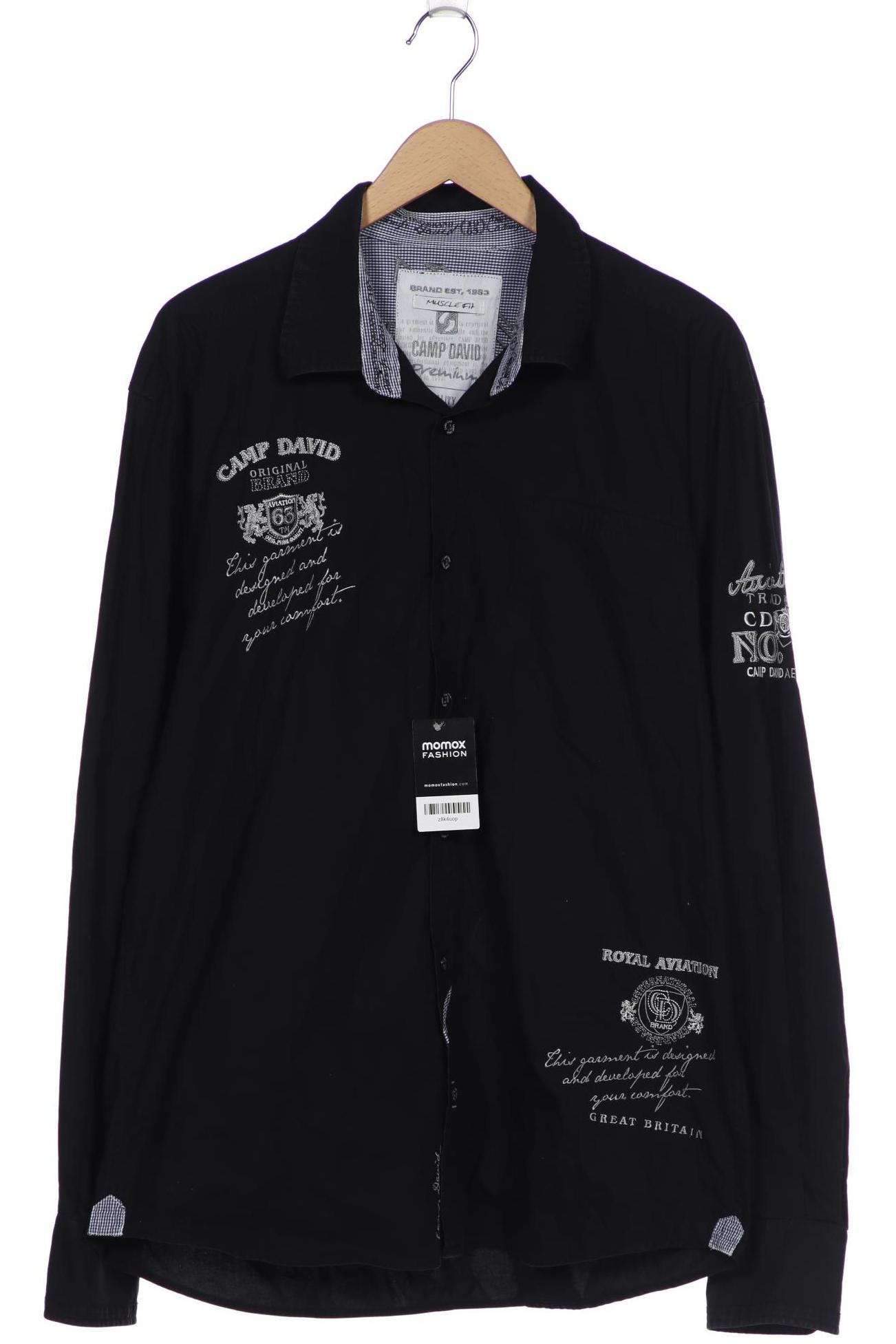 

Camp David Herren Hemd, schwarz, Gr. 56