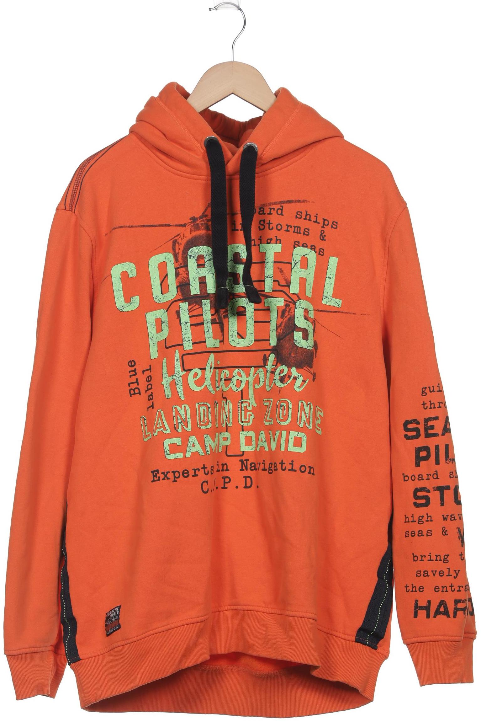 

Camp David Herren Kapuzenpullover, orange, Gr. 58