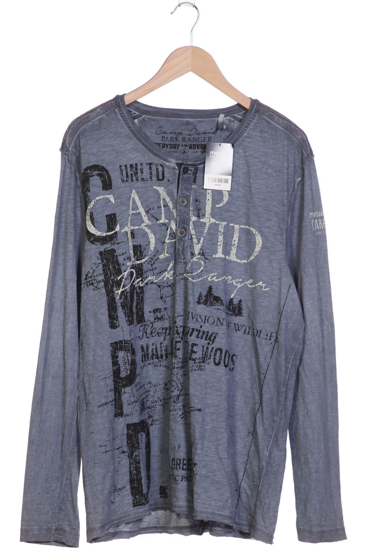 

Camp David Herren Langarmshirt, marineblau, Gr. 54