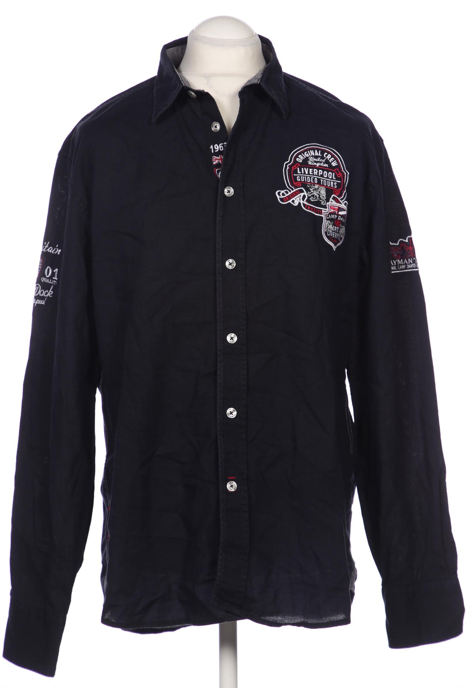 

Camp David Herren Hemd, marineblau