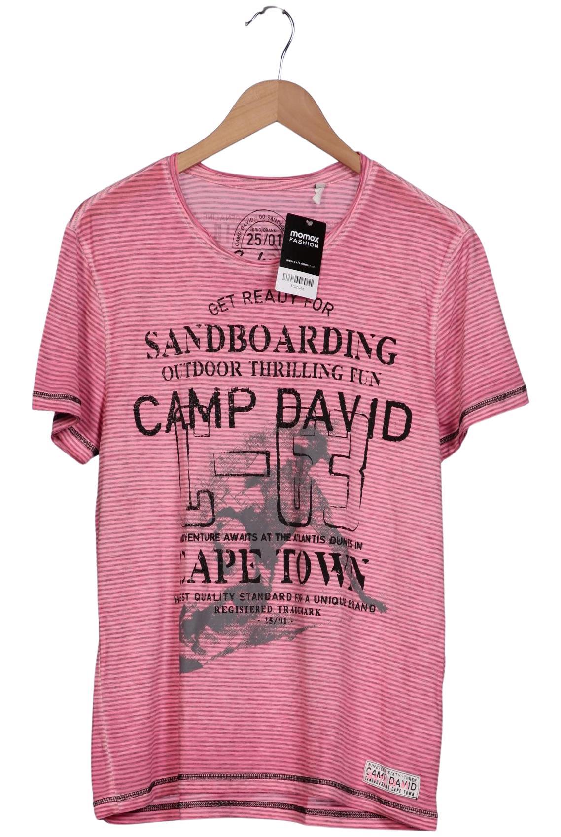 

Camp David Herren T-Shirt, pink, Gr. 48