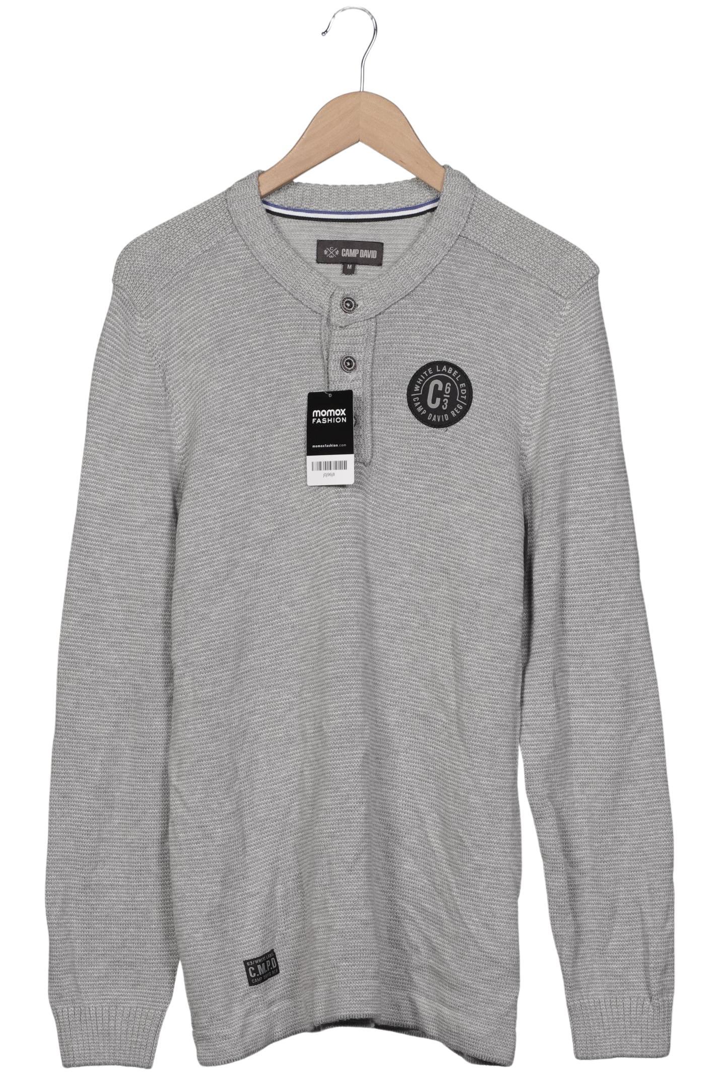 Thumbnail - Camp David Herren Pullover, grau, Gr. 48