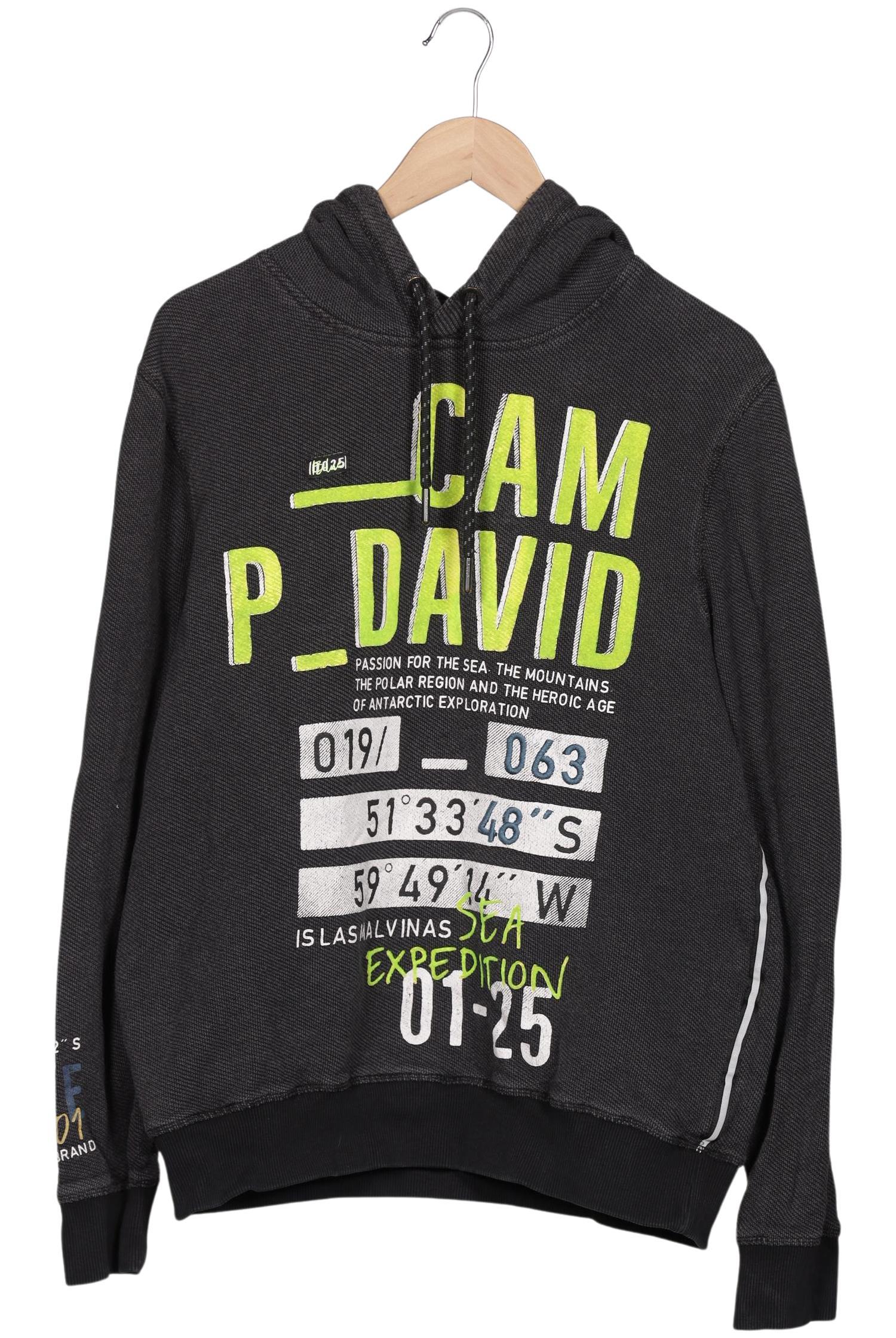 

Camp David Herren Kapuzenpullover, grau, Gr. 52