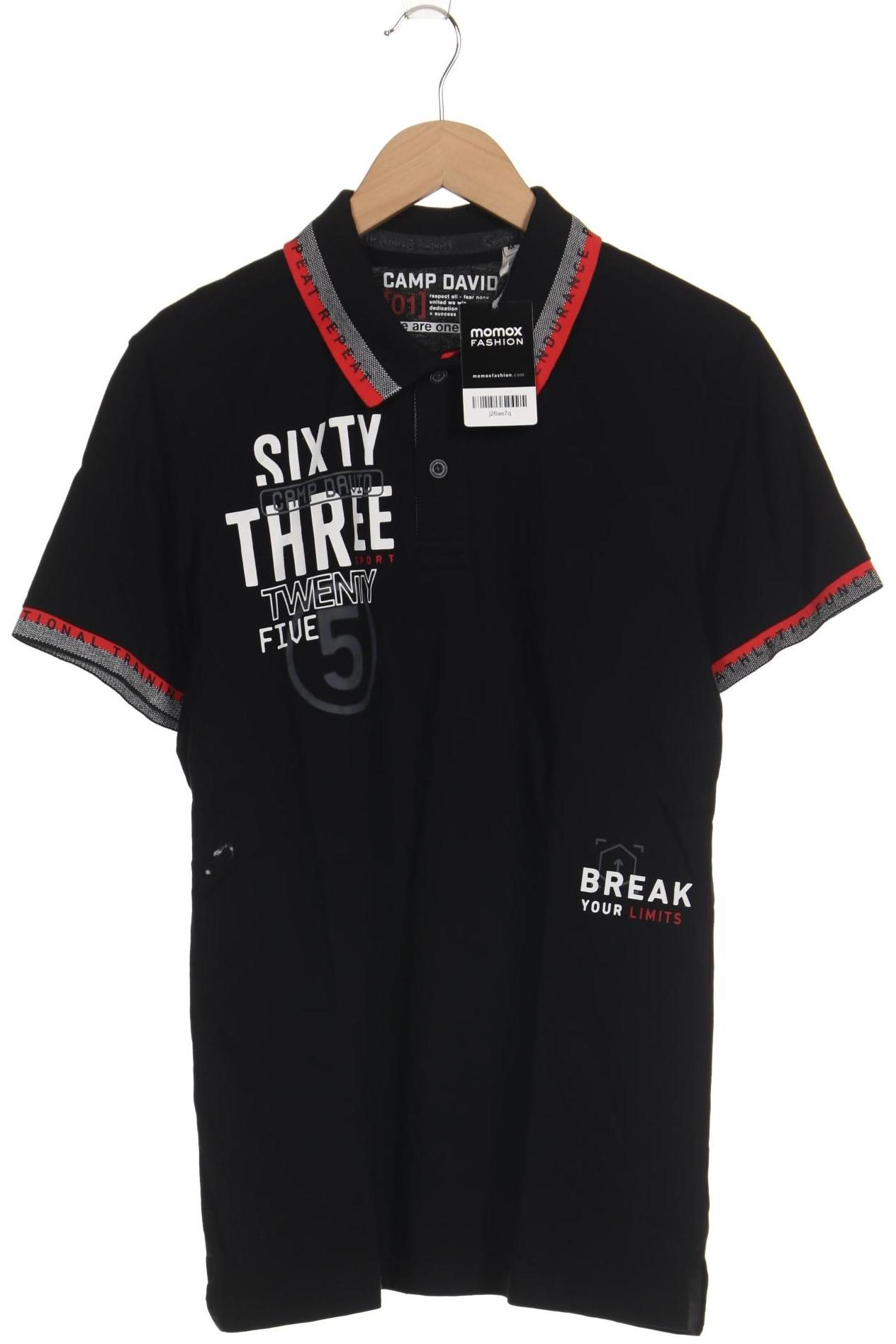 

Camp David Herren Poloshirt, schwarz, Gr. 48