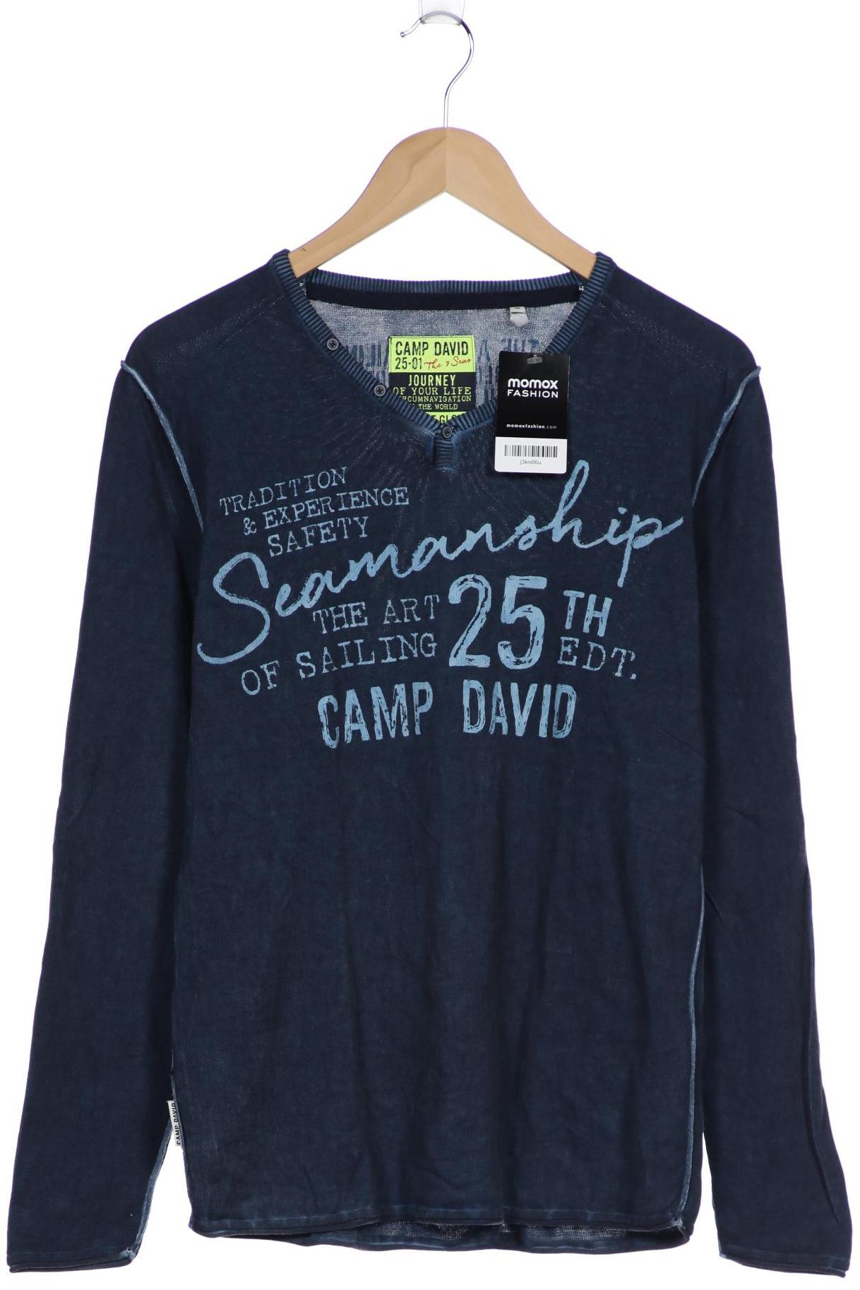 

Camp David Herren Pullover, marineblau