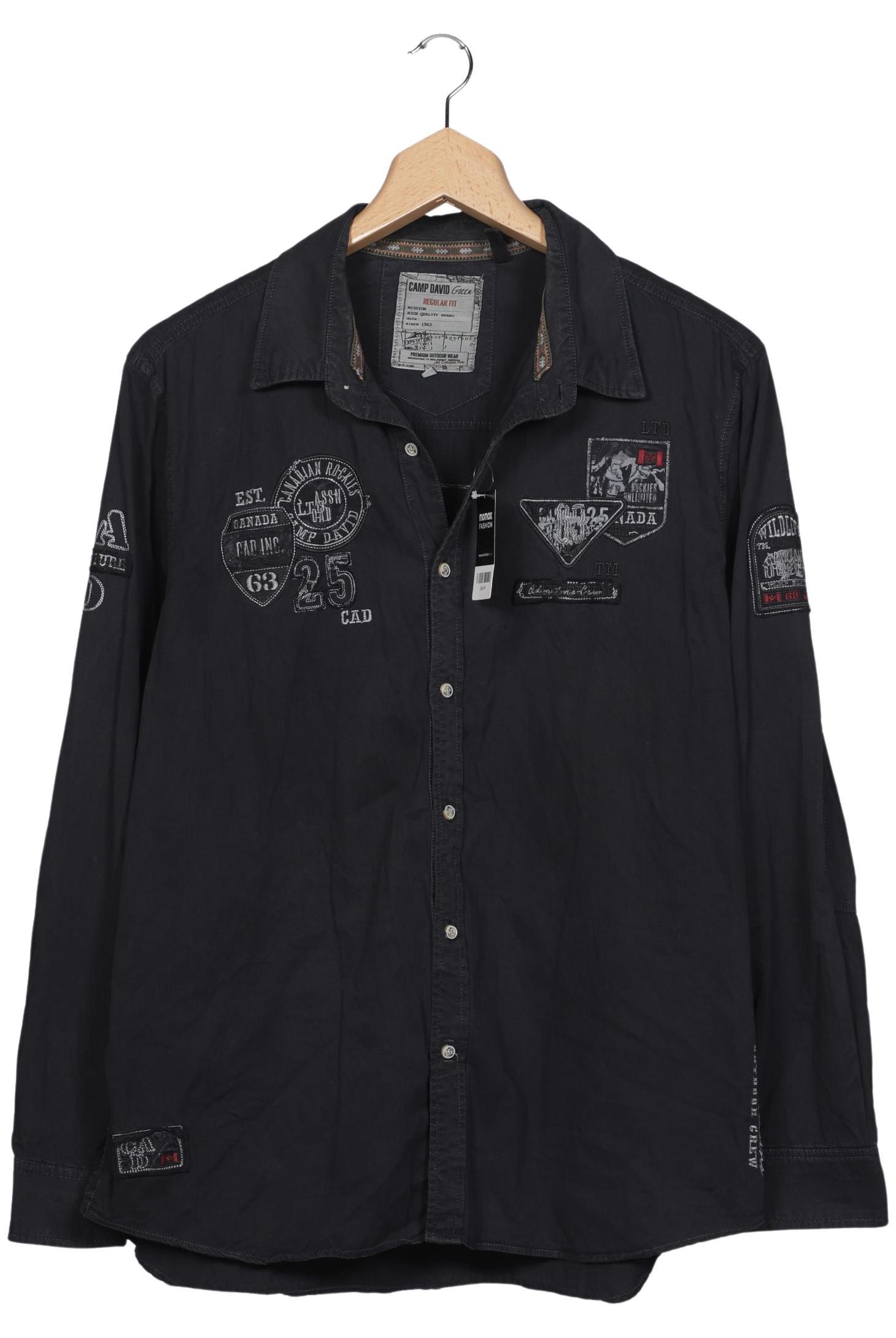 Thumbnail - Camp David Herren Hemd, marineblau, Gr. 58